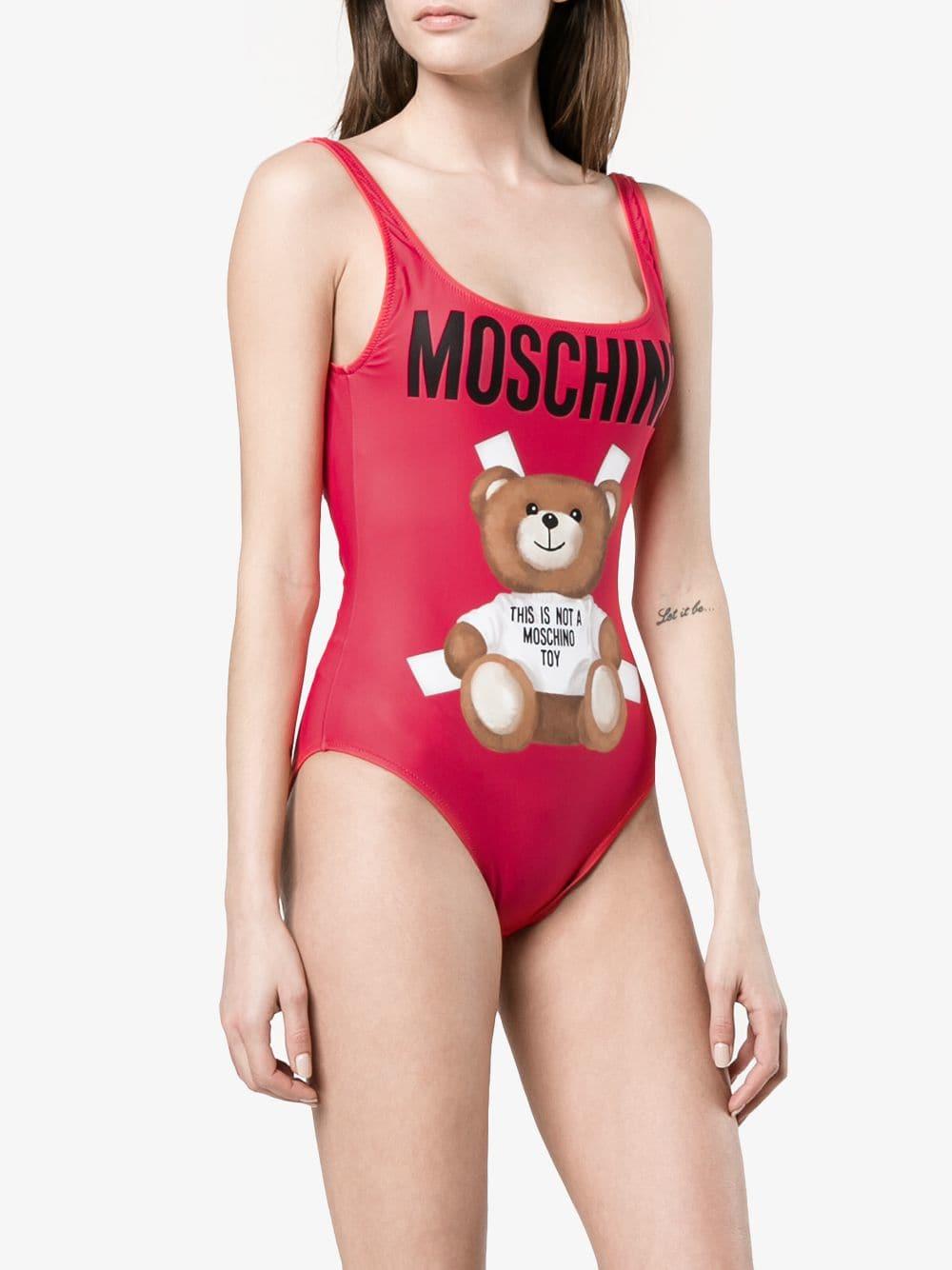 moschino teddy bear swimsuit