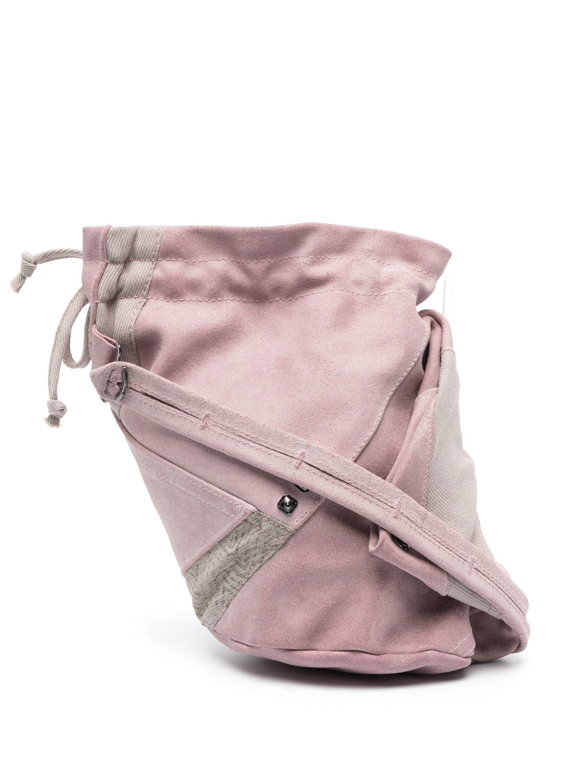Kiko Kostadinov Oren Small Suede Messenger Bag in Pink for Men | Lyst