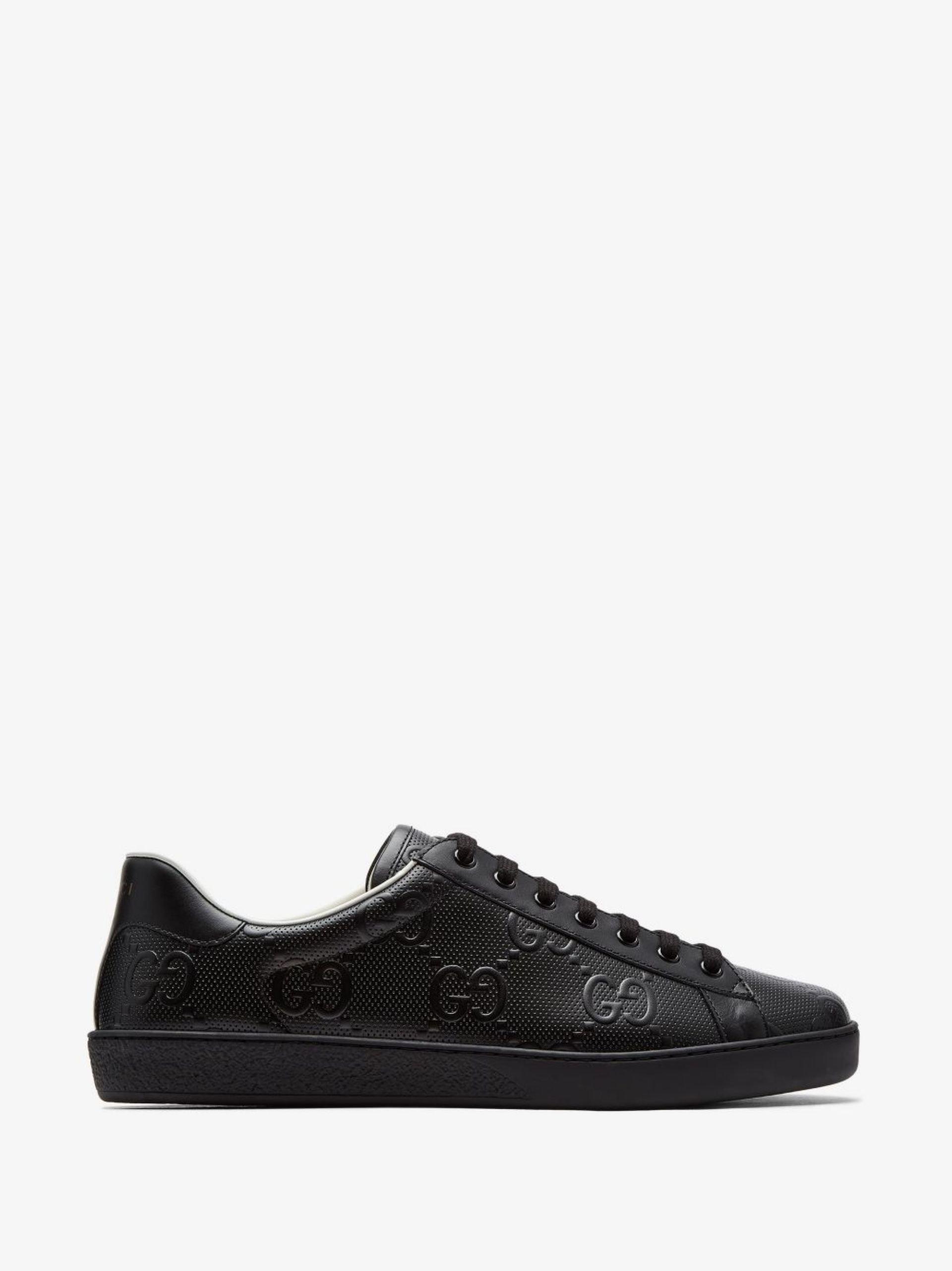 Gucci Ace gg Supreme Sneakers in Black for Men | Lyst