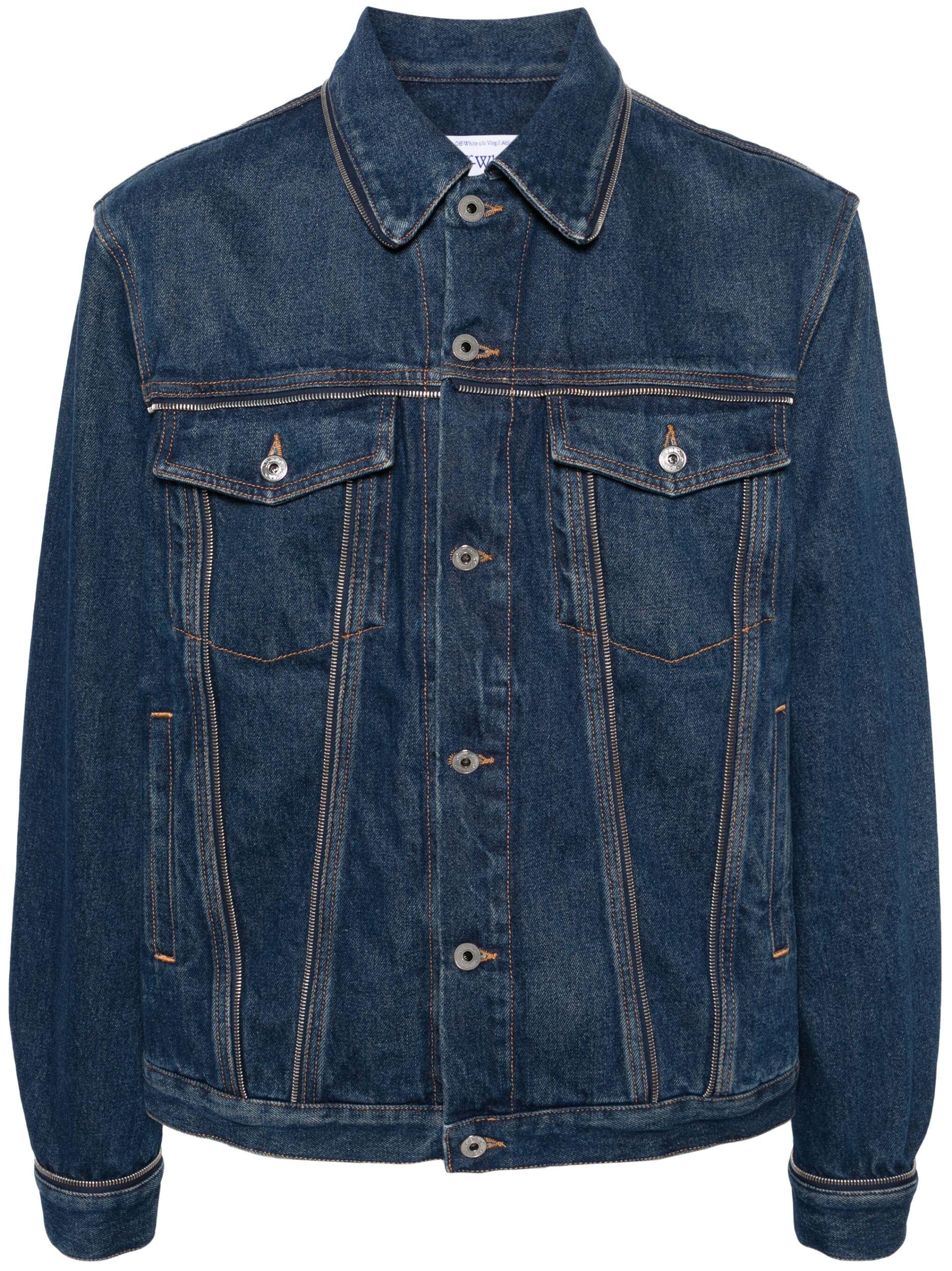 Men collar zipper decorated jacket cheap
