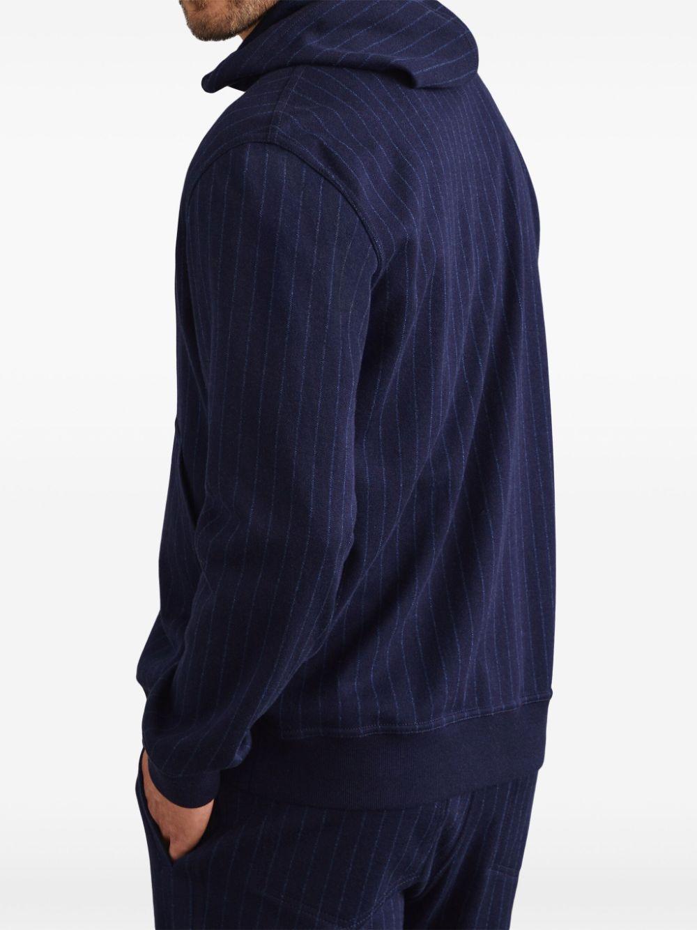Brunello Cucinelli Cotton Cashmere Blend Hoodie in Blue for Men Lyst UK