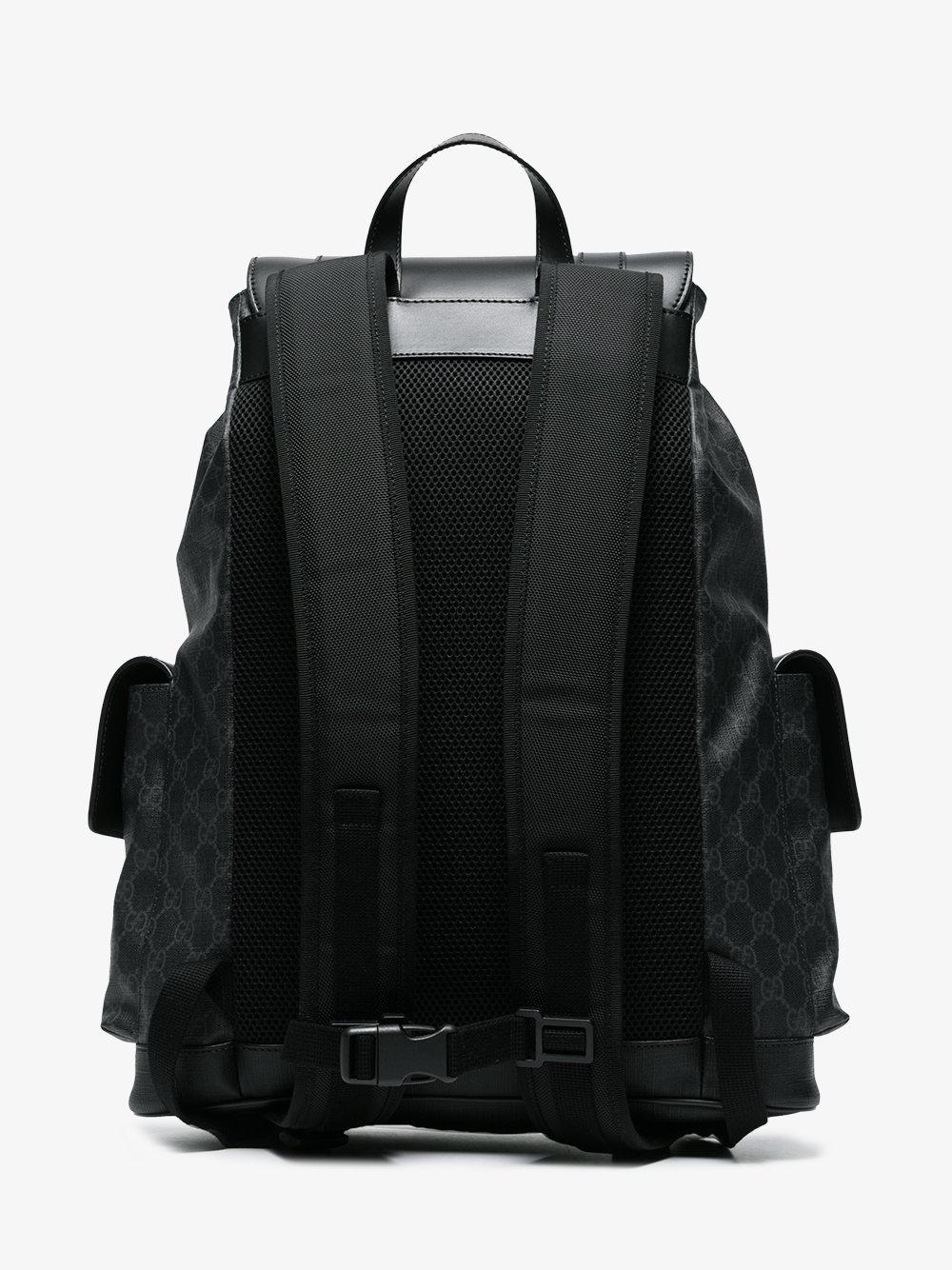 soft gg supreme backpack black