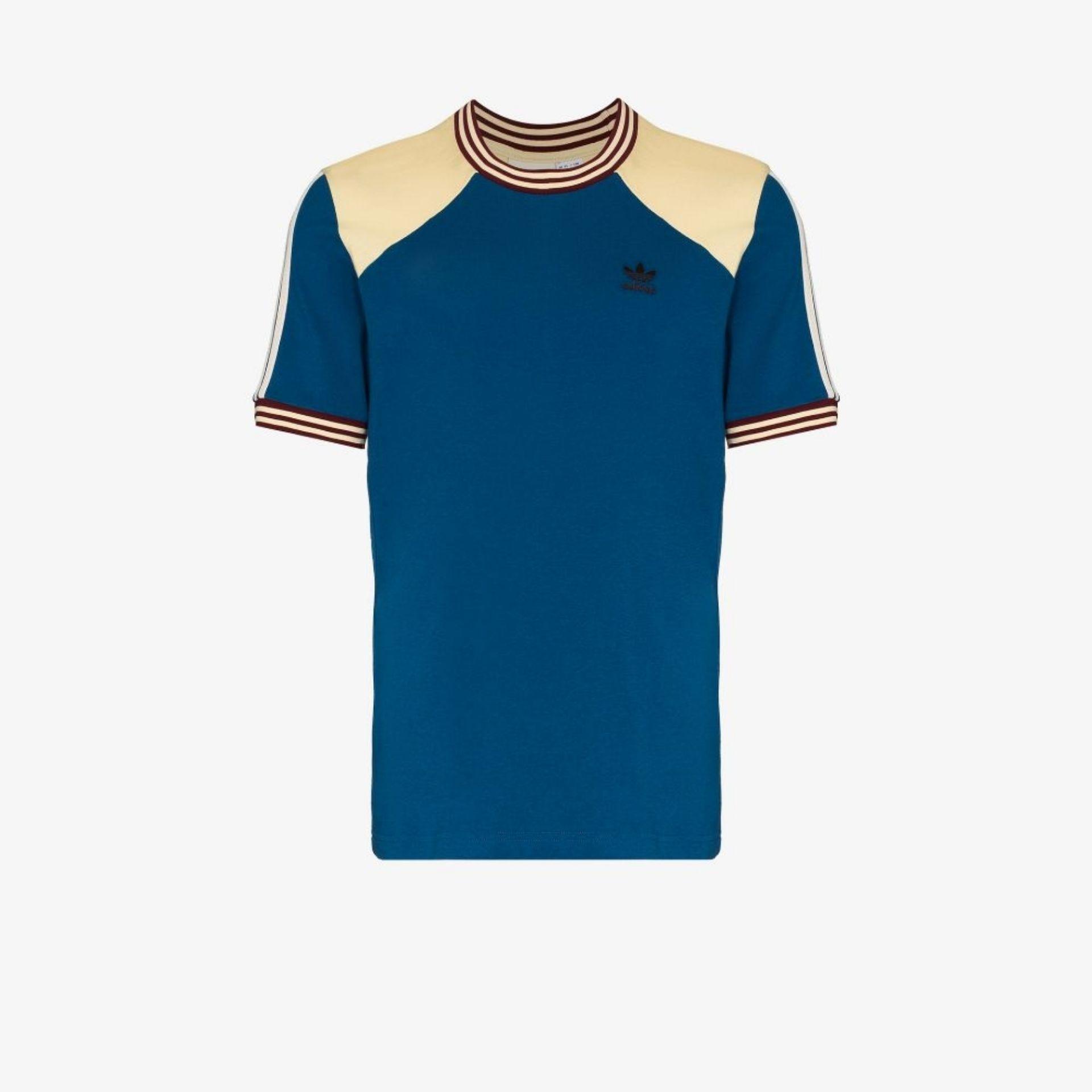 adidas X Wales Bonner College T-shirt in Blue for Men | Lyst