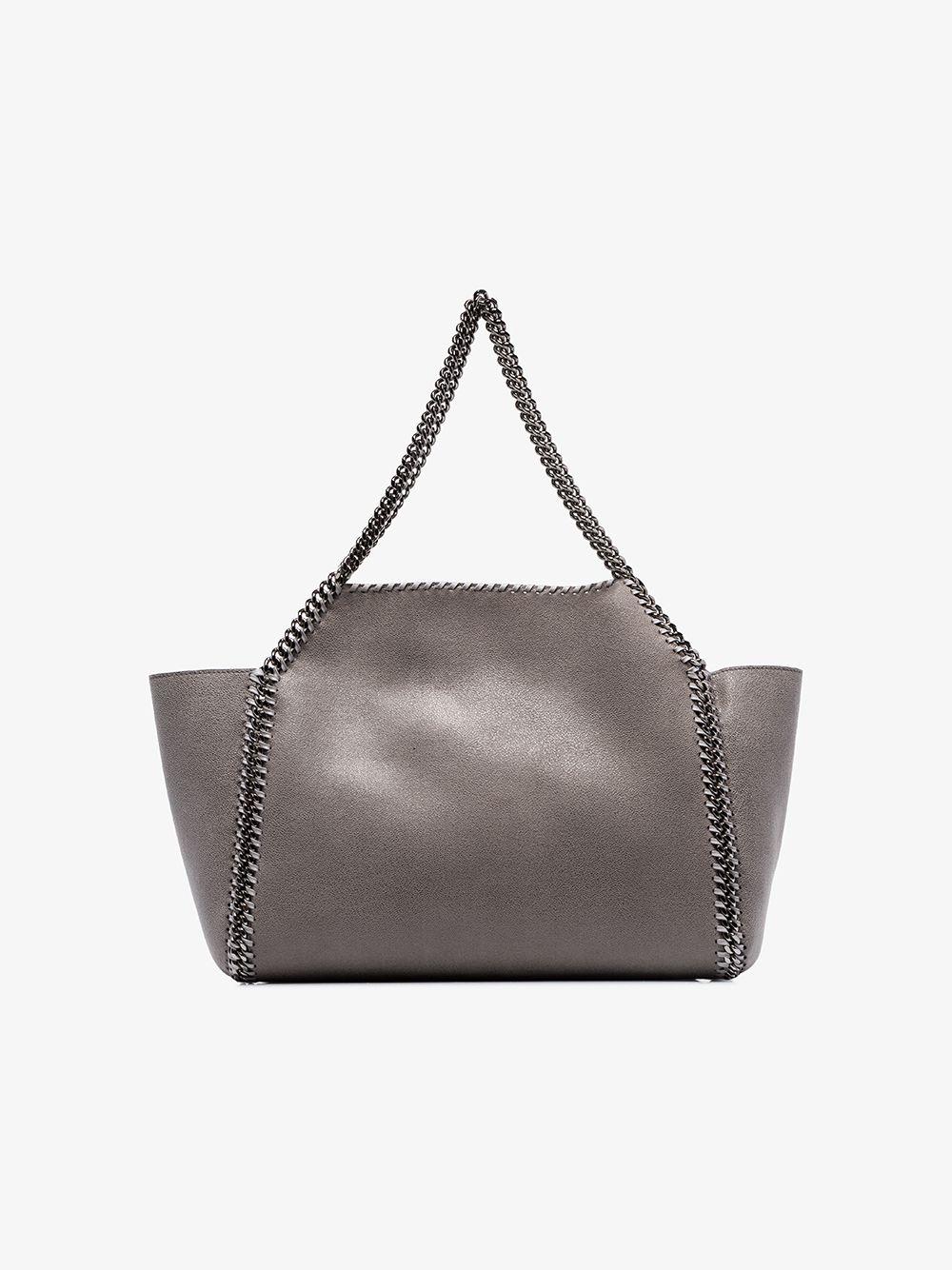 Shoulder bags Stella Mccartney - Reversible grey mini tote bag