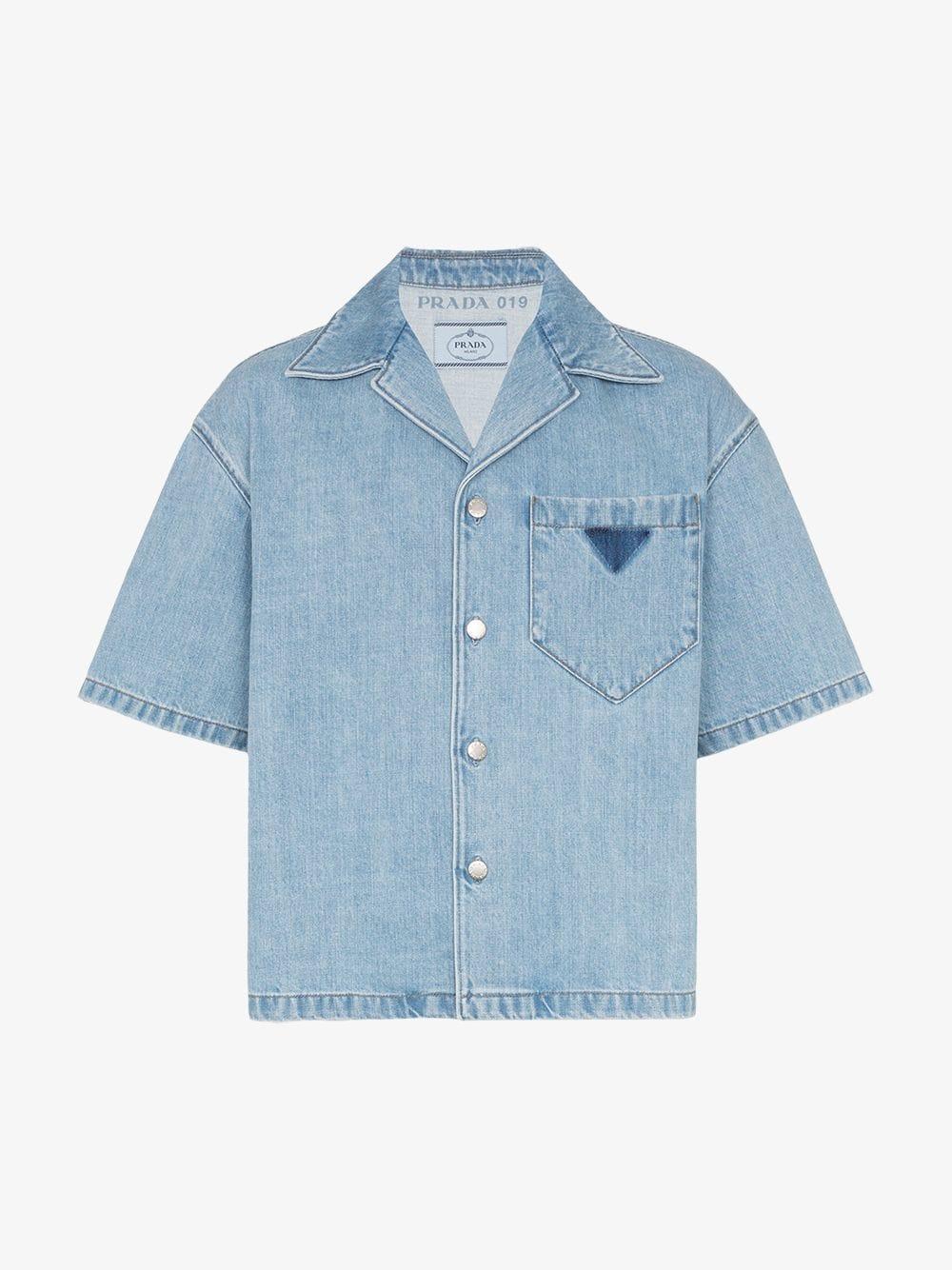 Shop Prada Denim Shirt