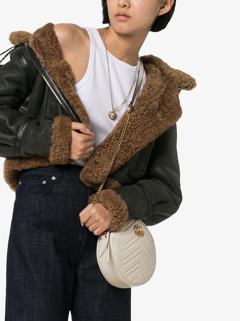 marmont mini round shoulder bag