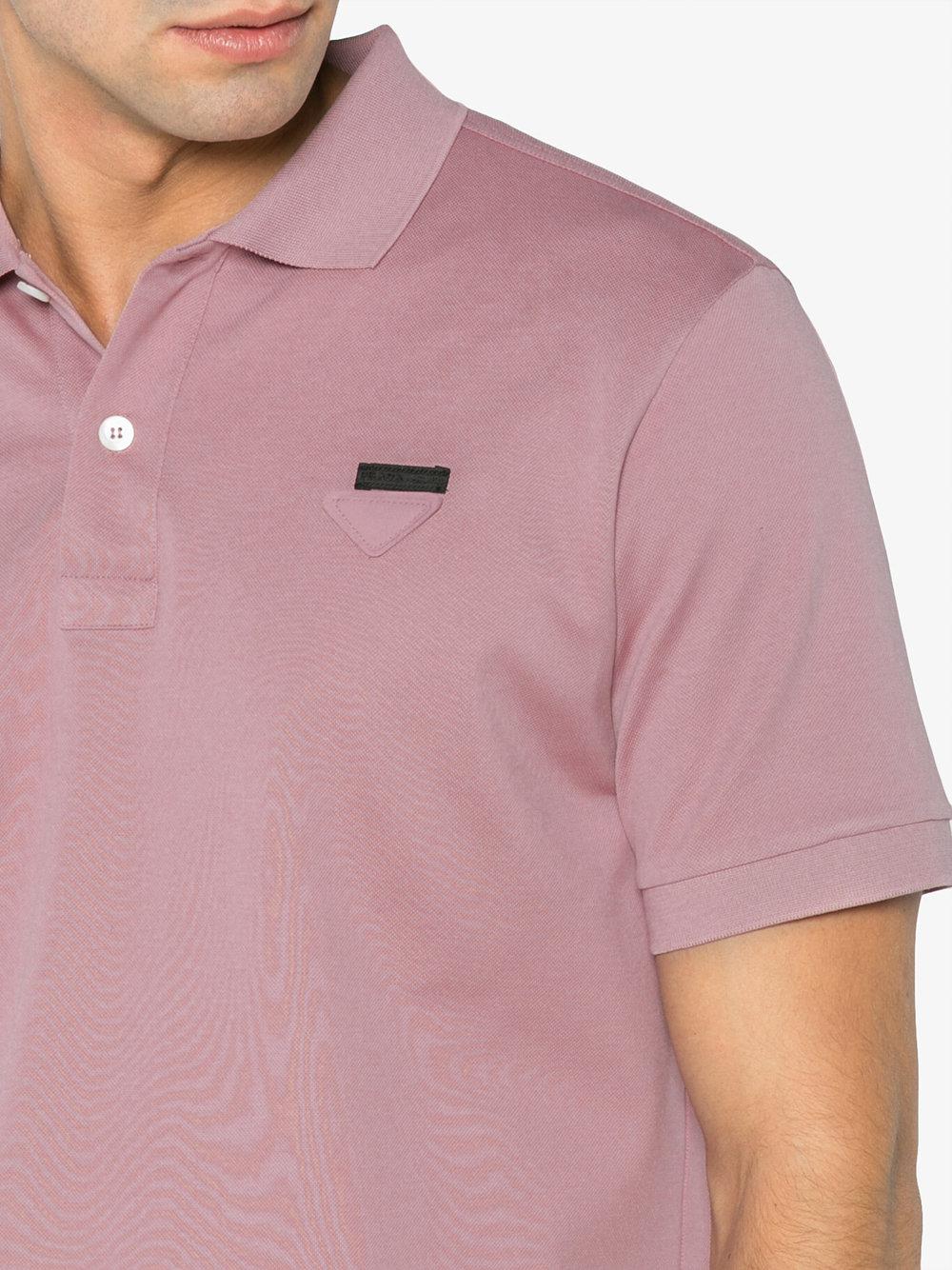 Pink prada polo Clearance