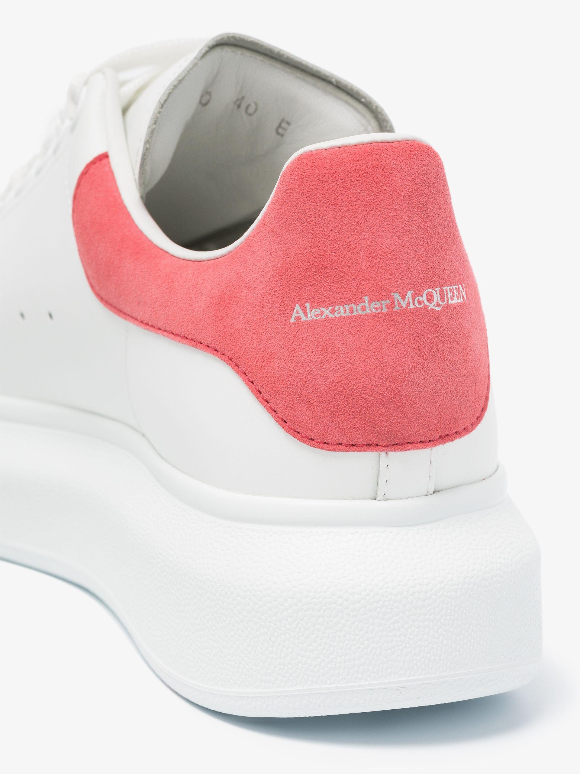 Alexander McQueen And Coral Oversized Sneakers in White | Lyst