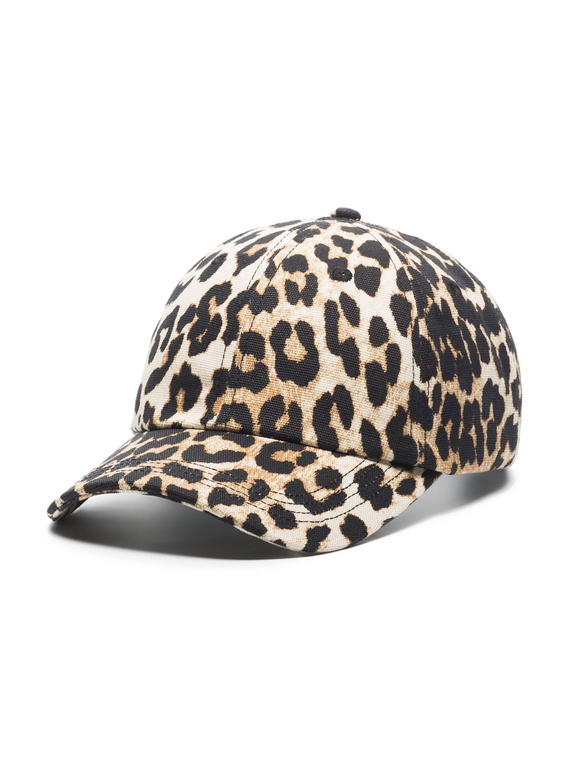 Ganni Cotton Neutral Leopard Print 