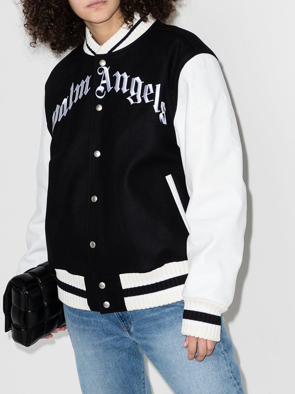 Palm Angels Synthetic X Browns 50 Logo Varsity Jacket in Black - Lyst