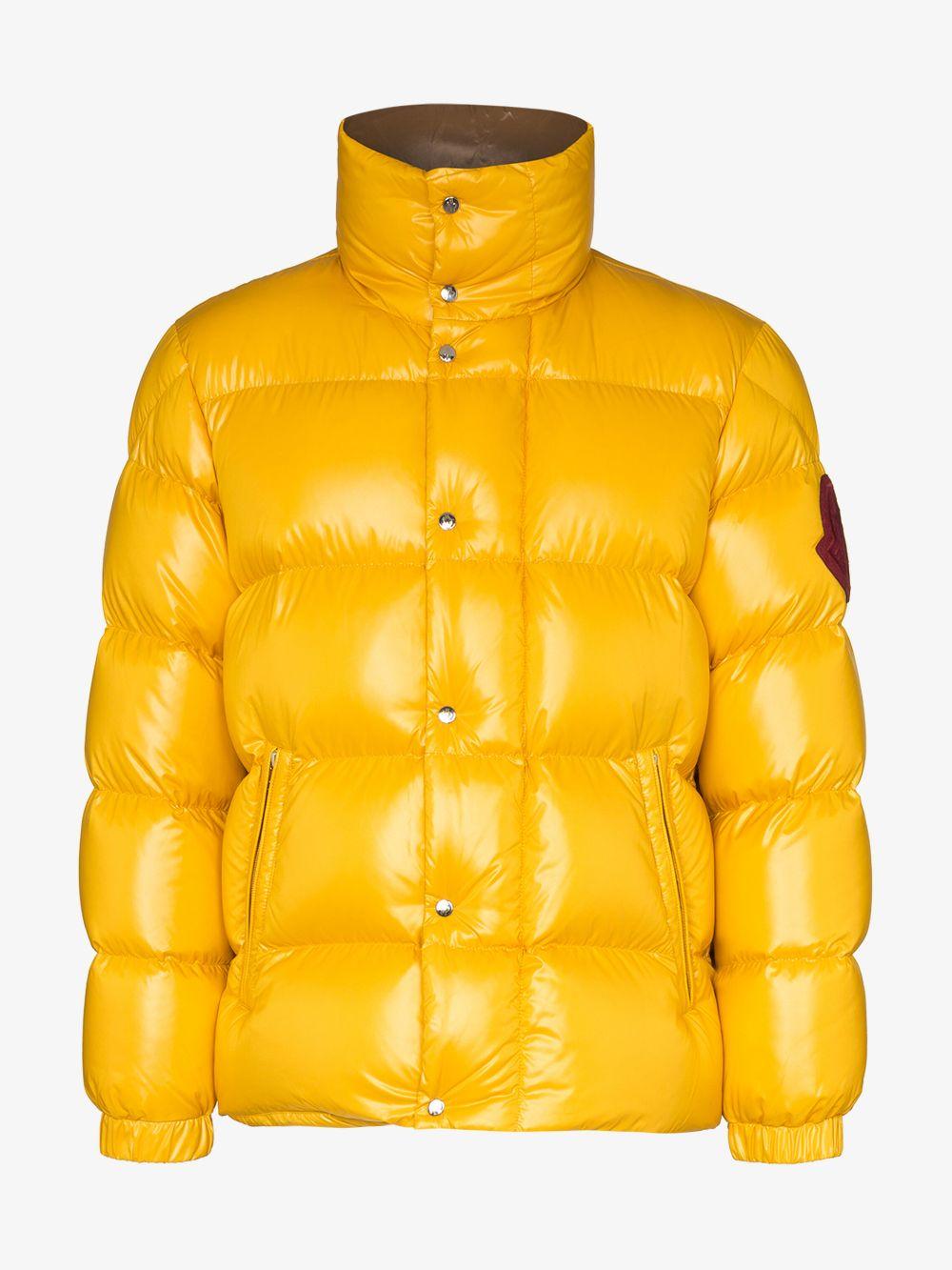 Moncler Genius Devaux Padded Puffer Jacket in Yellow for Men - Lyst