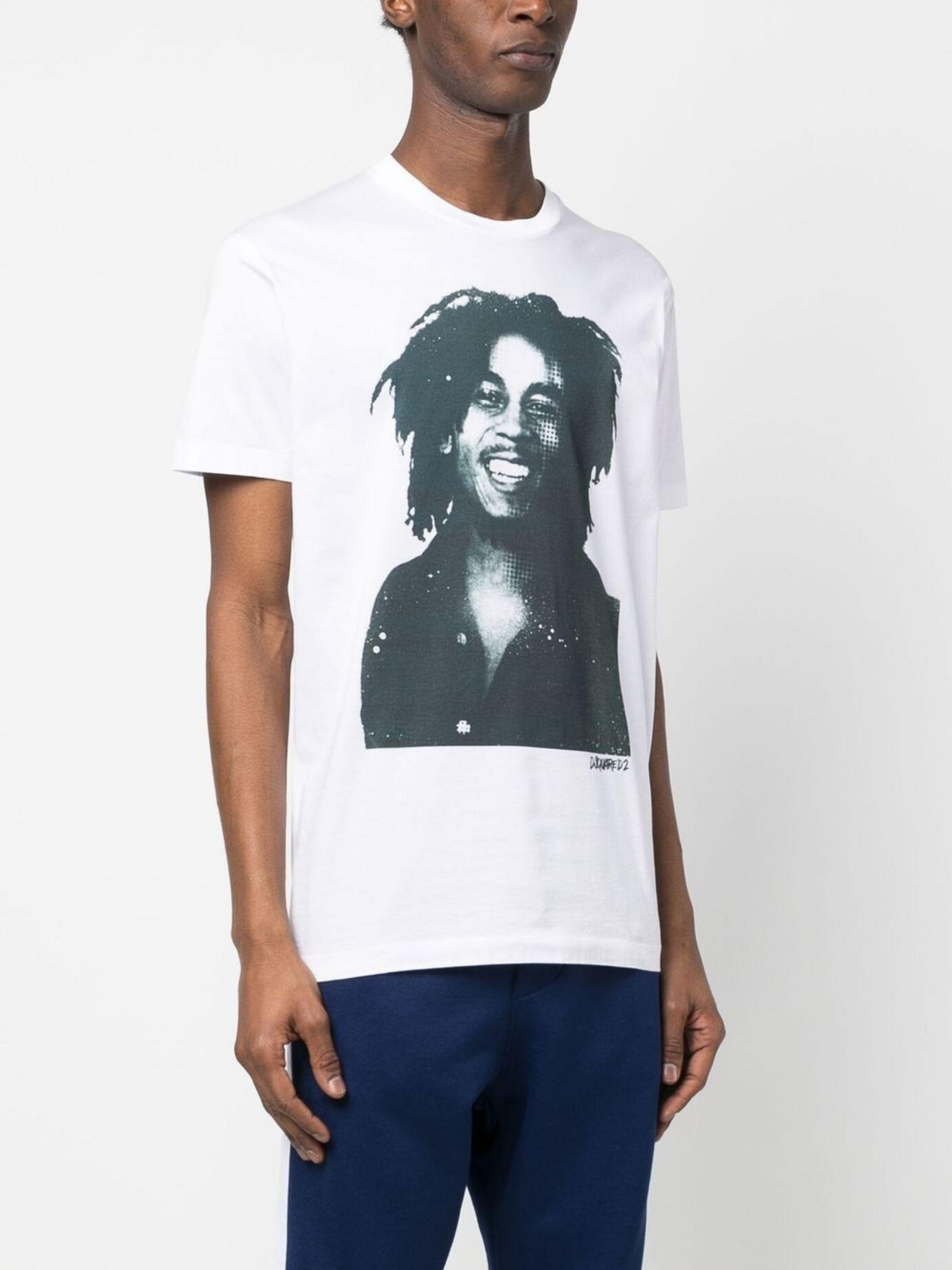 【のみご】 関税込みDSQUARED2メンズ Bob Marley Tシャツ (D SQUARED2/Tシャツ・カットソー