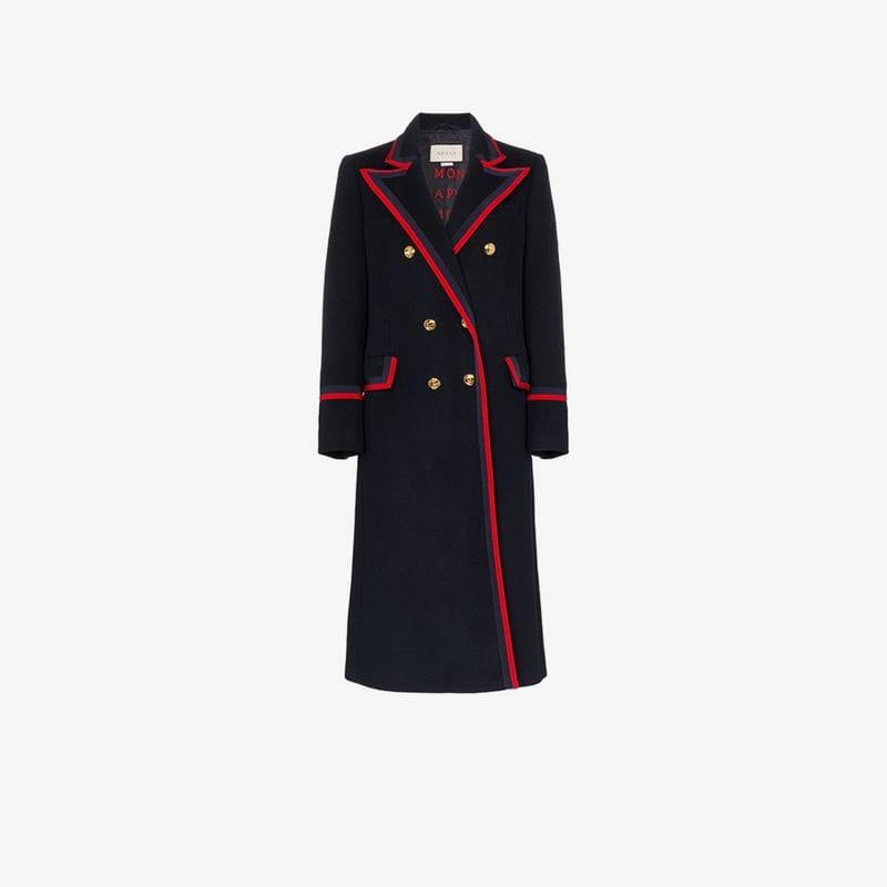Gucci military coat hotsell