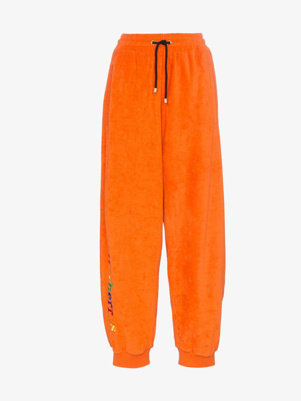 orange sweatpants