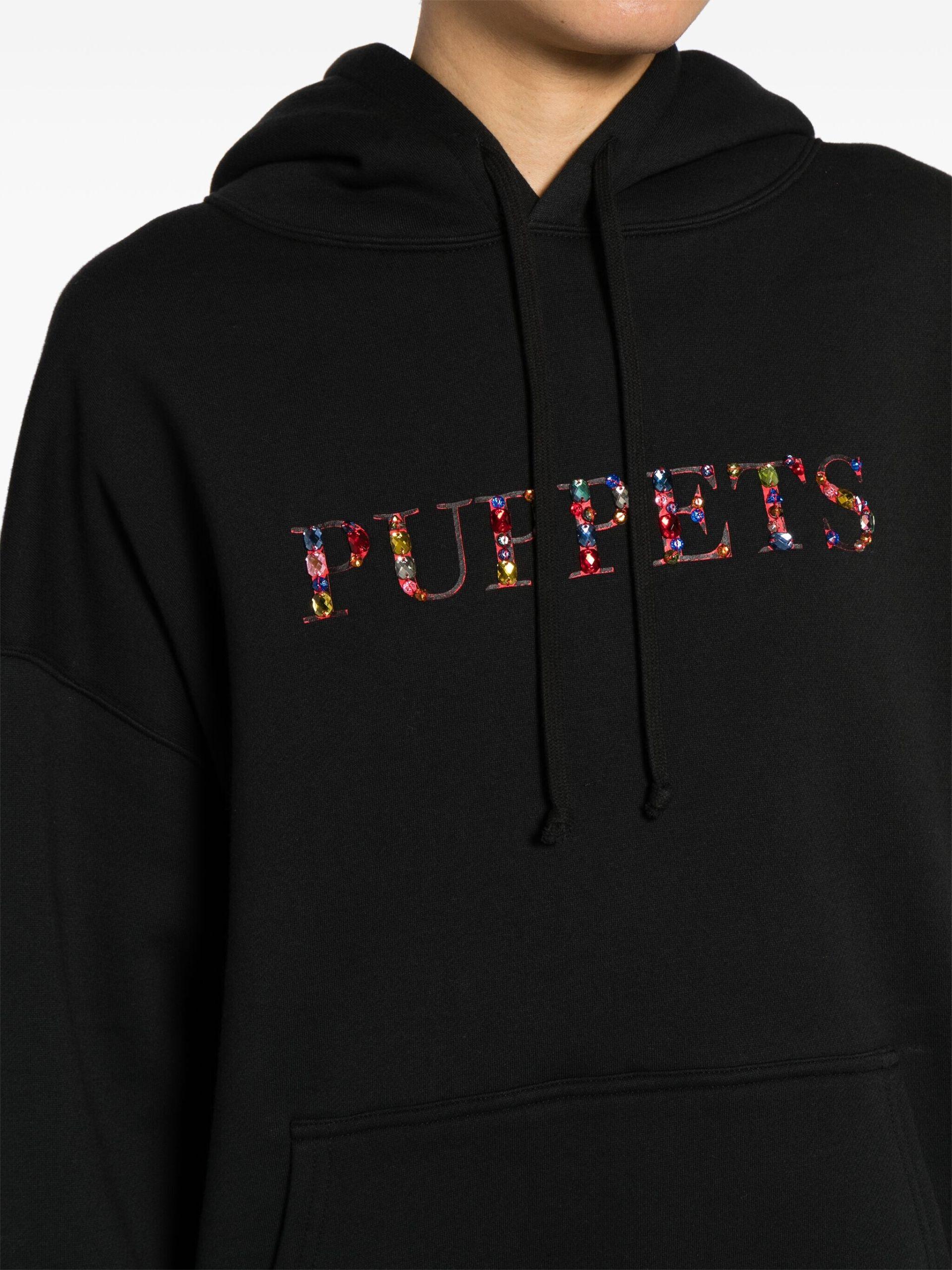 logo-embellished hoodie