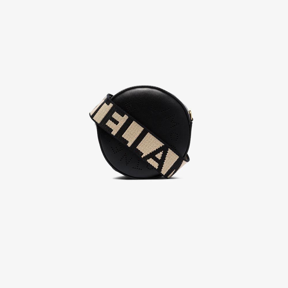 Stella mccartney mini round monogram bag hotsell
