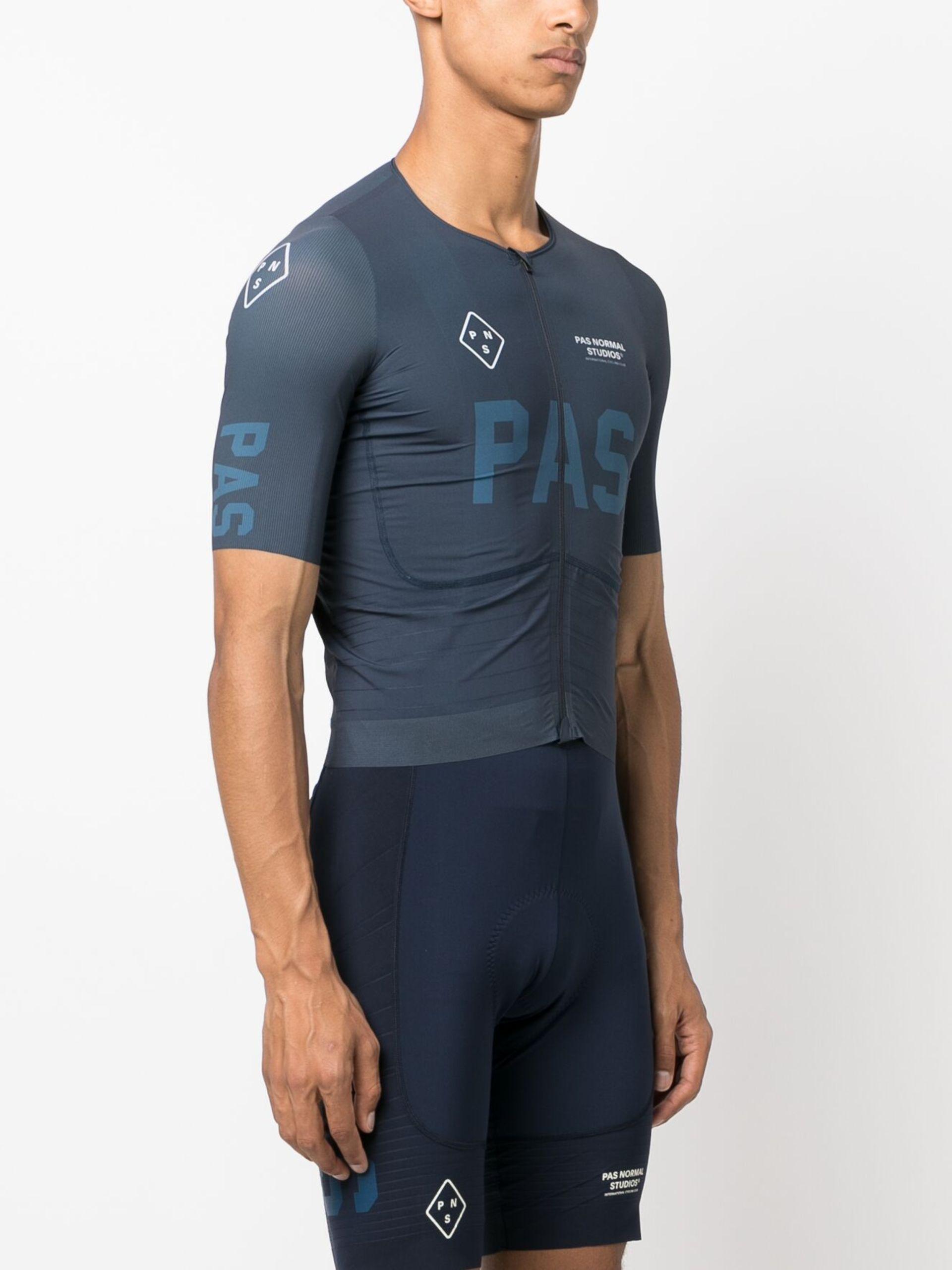 Pas Normal Studios Jersey Zip-up Cycling Top in Blue for Men | Lyst