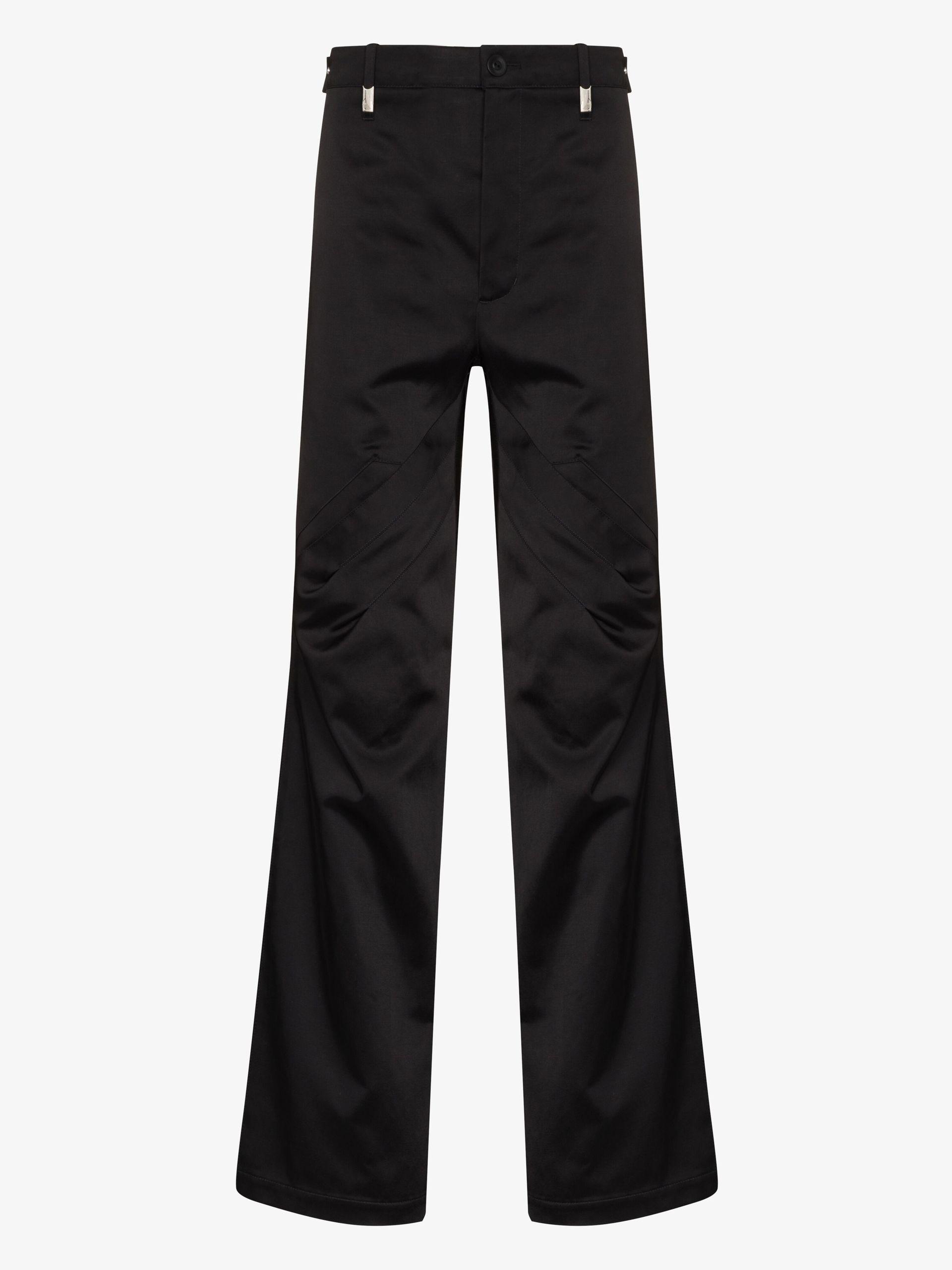 Kiko Kostadinov Itten Darted Straight Leg Trousers in Black for