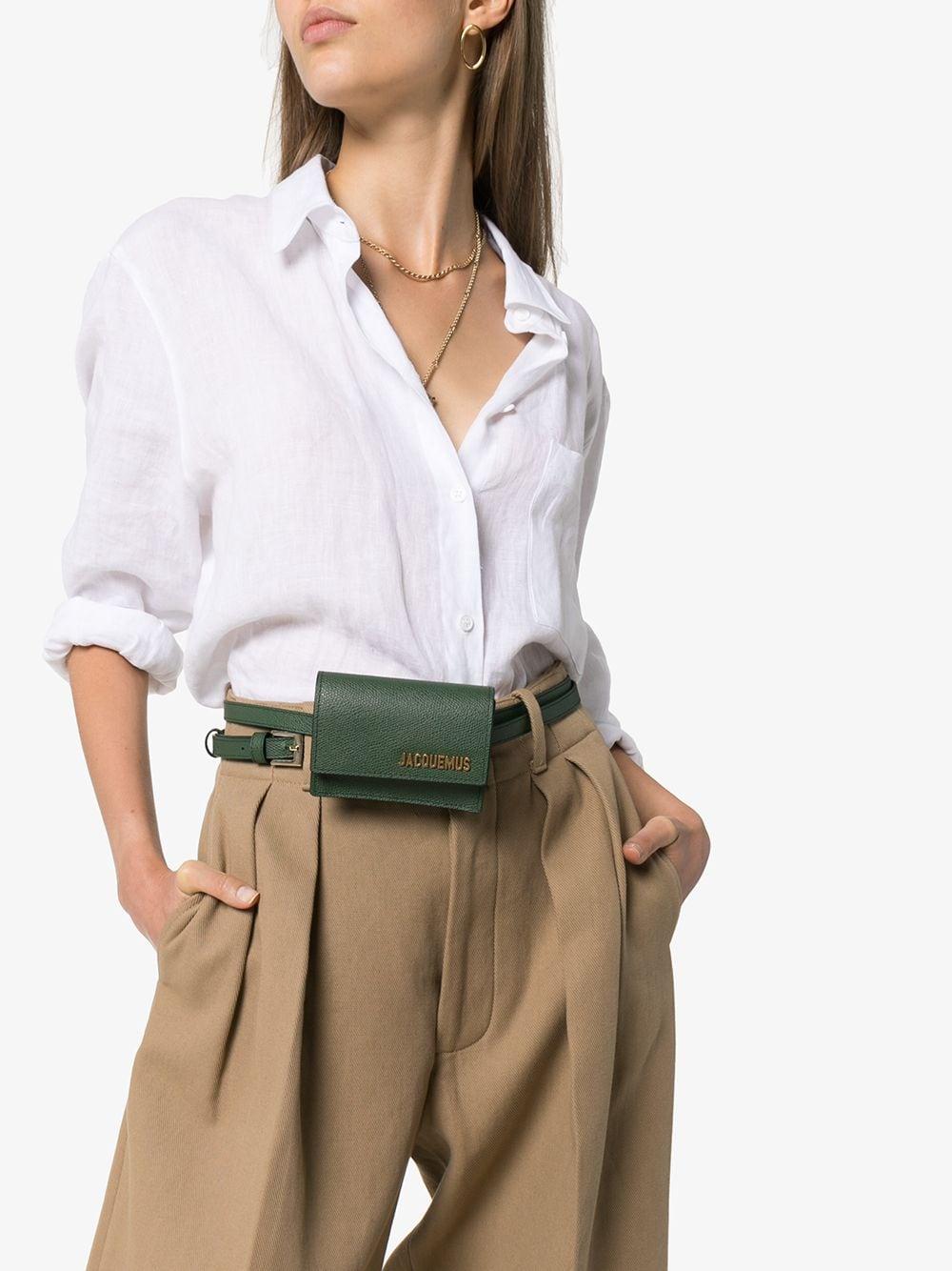 Jacquemus Leather Le Ceinture Bello Belt Bag in Green Lyst