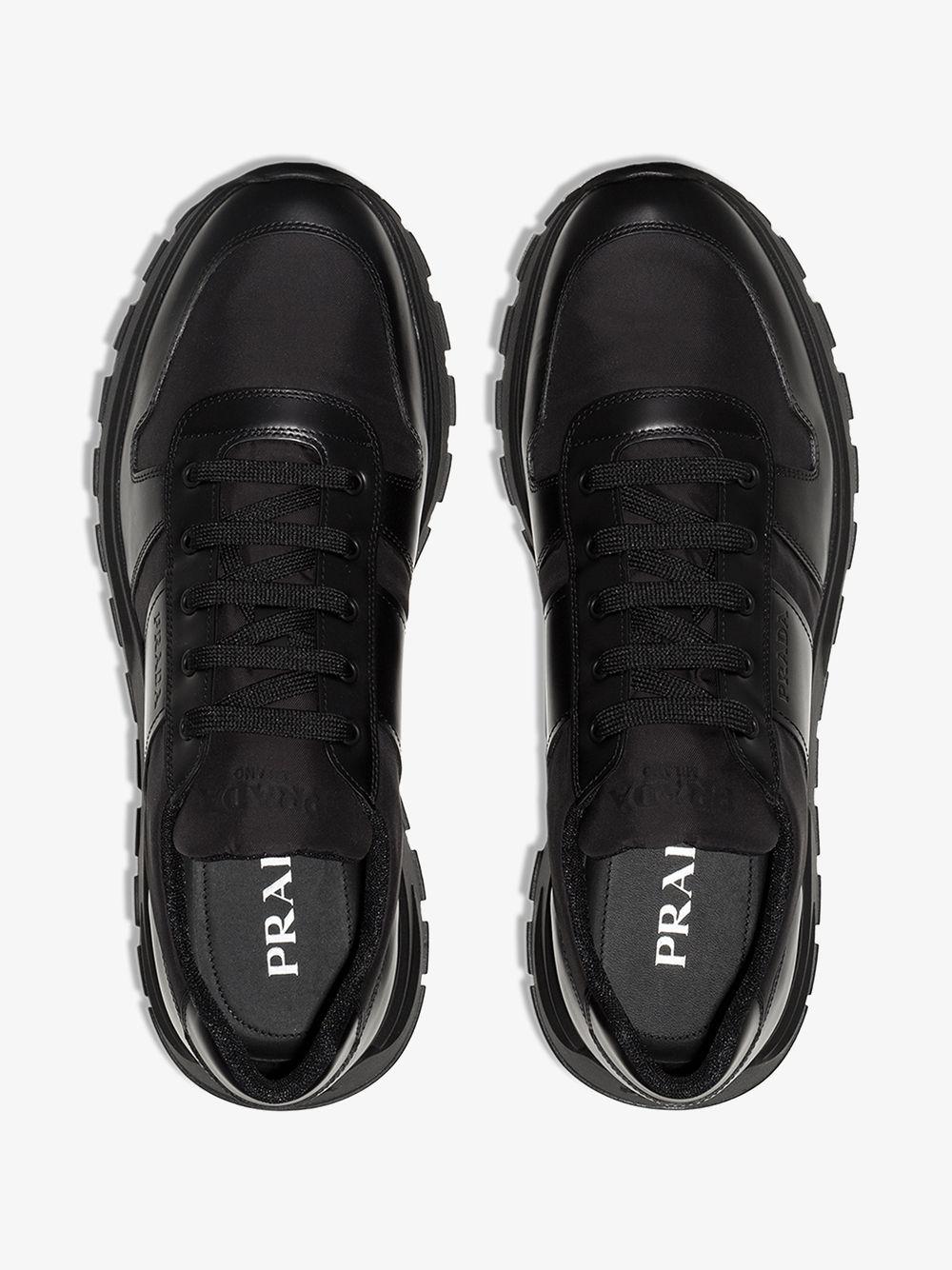 Prada Synthetic Prax 01 Trainers in Black for Men | Lyst