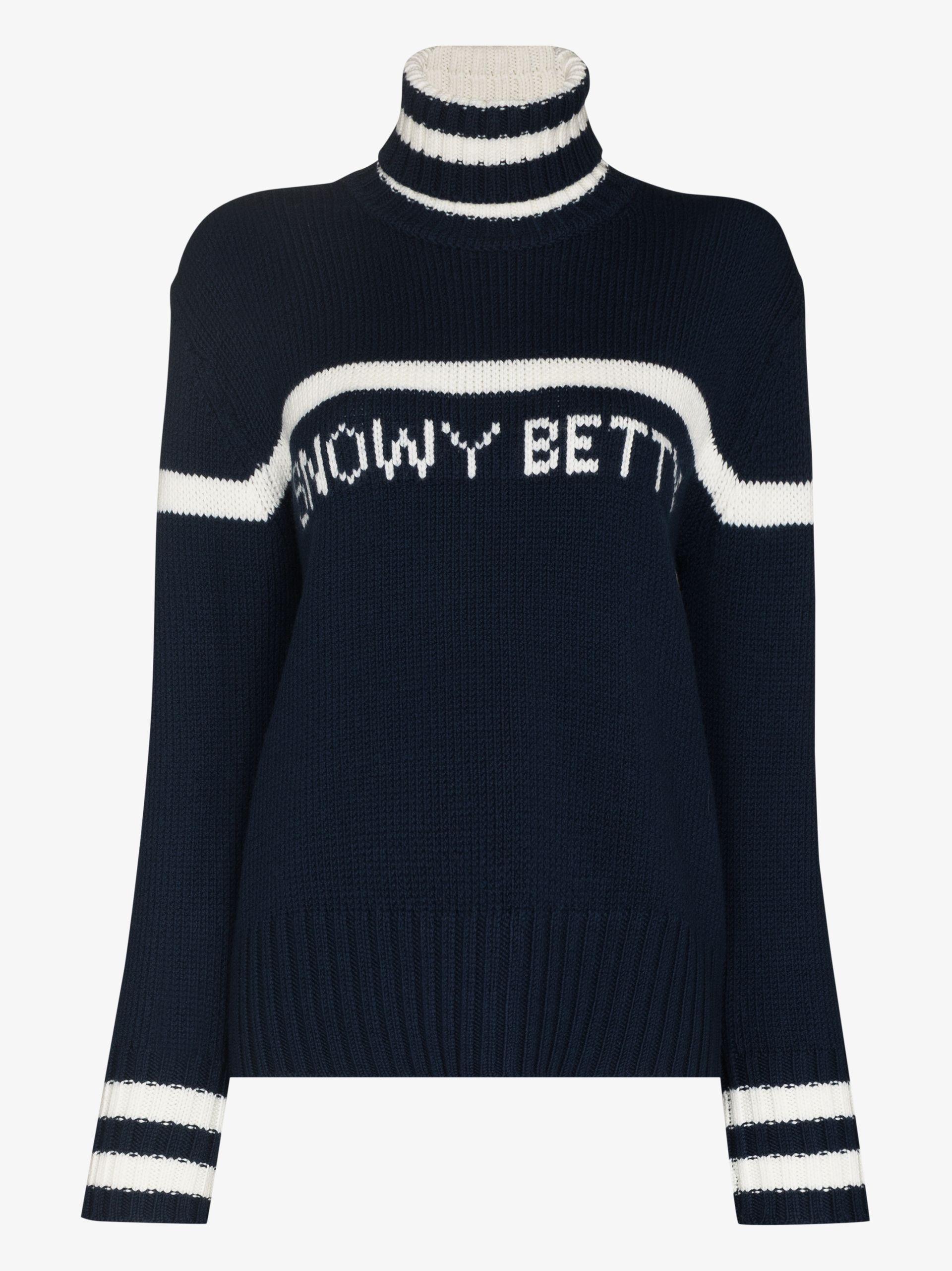Sweaty Betty Snowy Betty Knitted Ski Sweater in Blue | Lyst UK