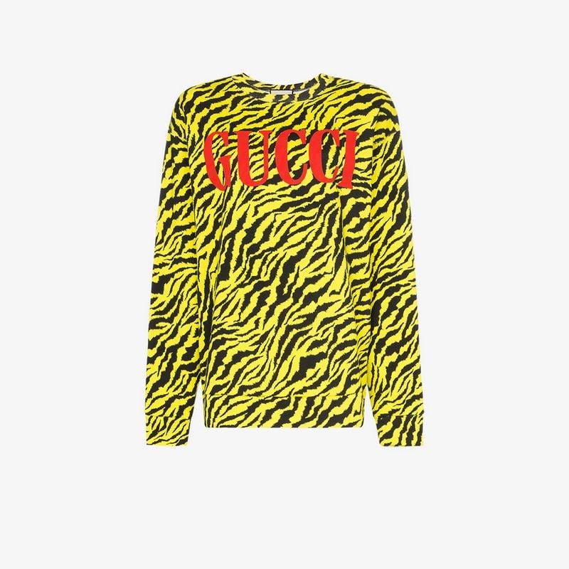 Zebra print sweatshirt hotsell