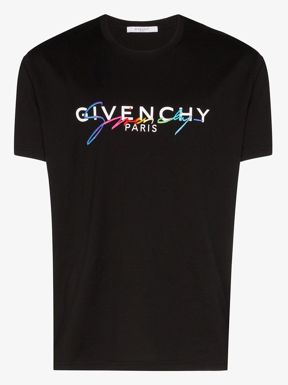 givenchy rainbow t shirt