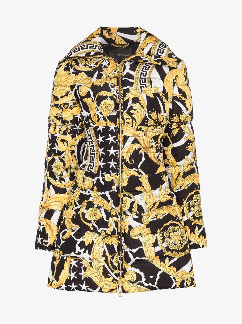 versace down coat