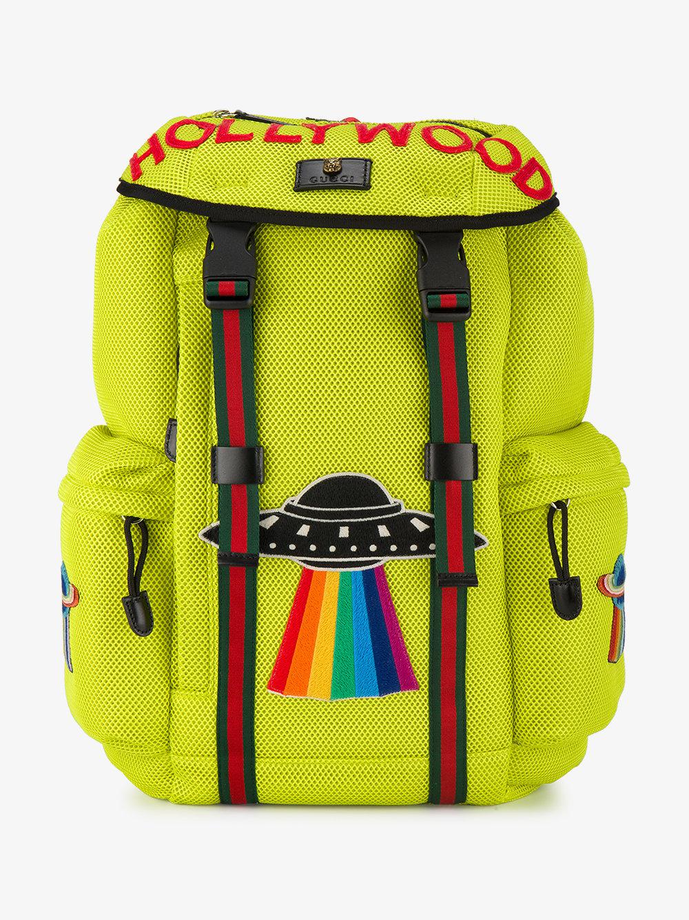Gucci Ufo Backpack in Yellow \u0026 Orange 