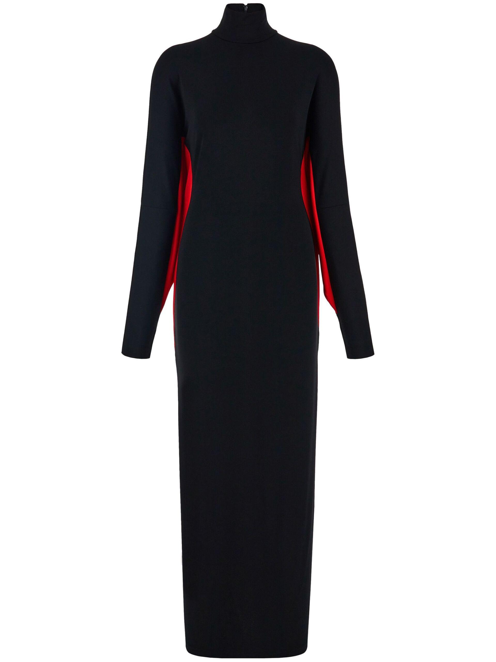 【送料&関税込】Ferragamo Midi Black Dress With Cut-out And Salvatore Ferragamo Midi Black Dress With Cut-Out And Long