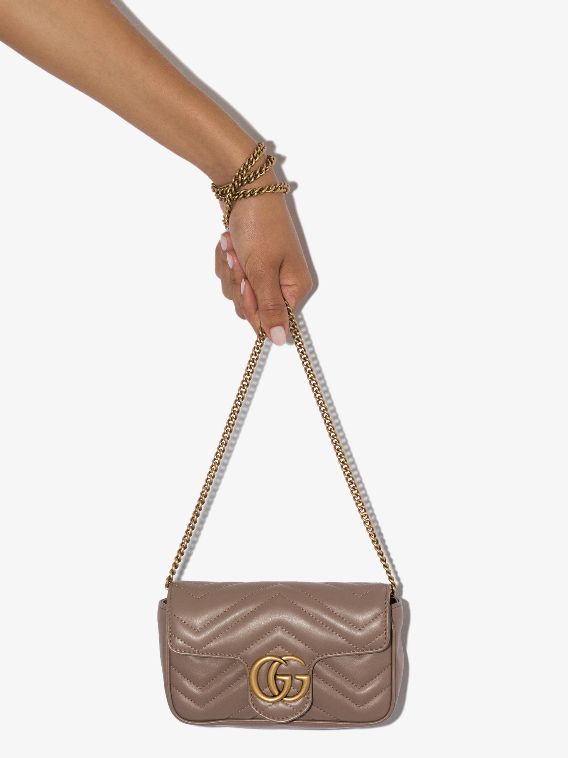 Gucci GG Marmont Super Mini Bag - Neutrals