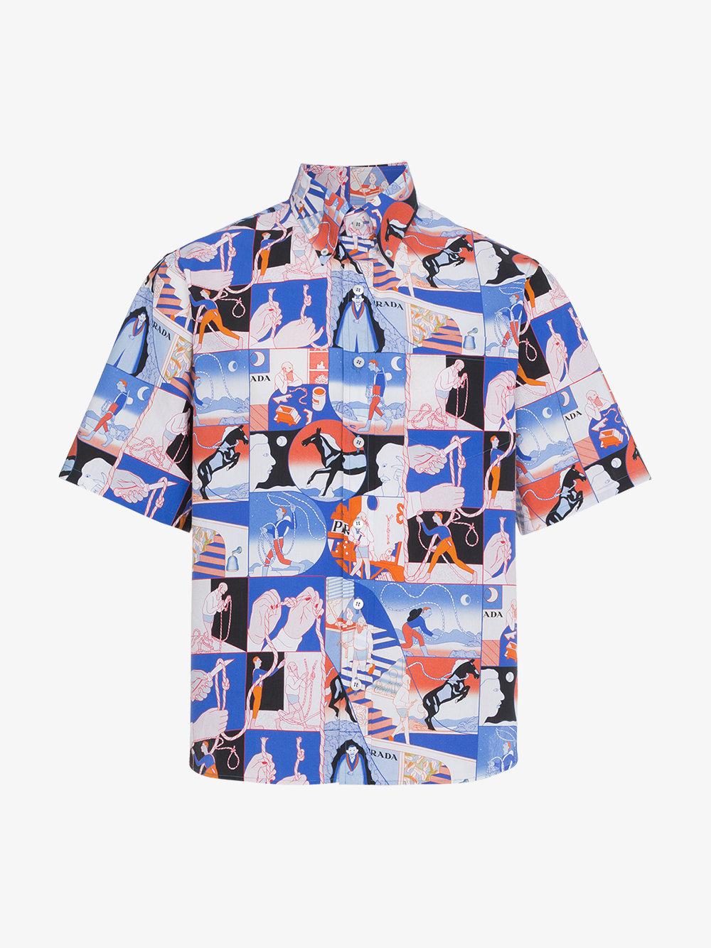 prada comic book shirt