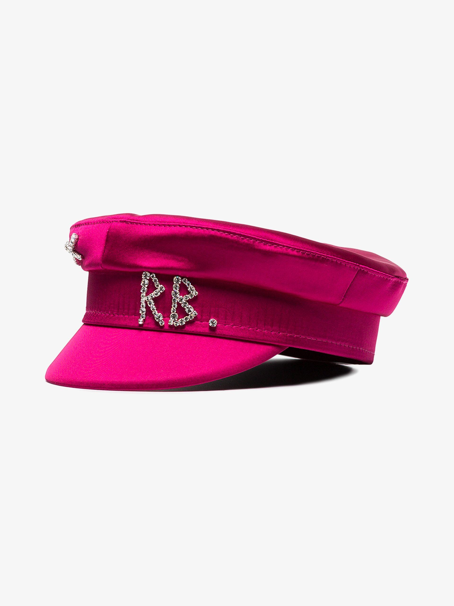 Ruslan Baginskiy Satin Baker Boy Hat in 