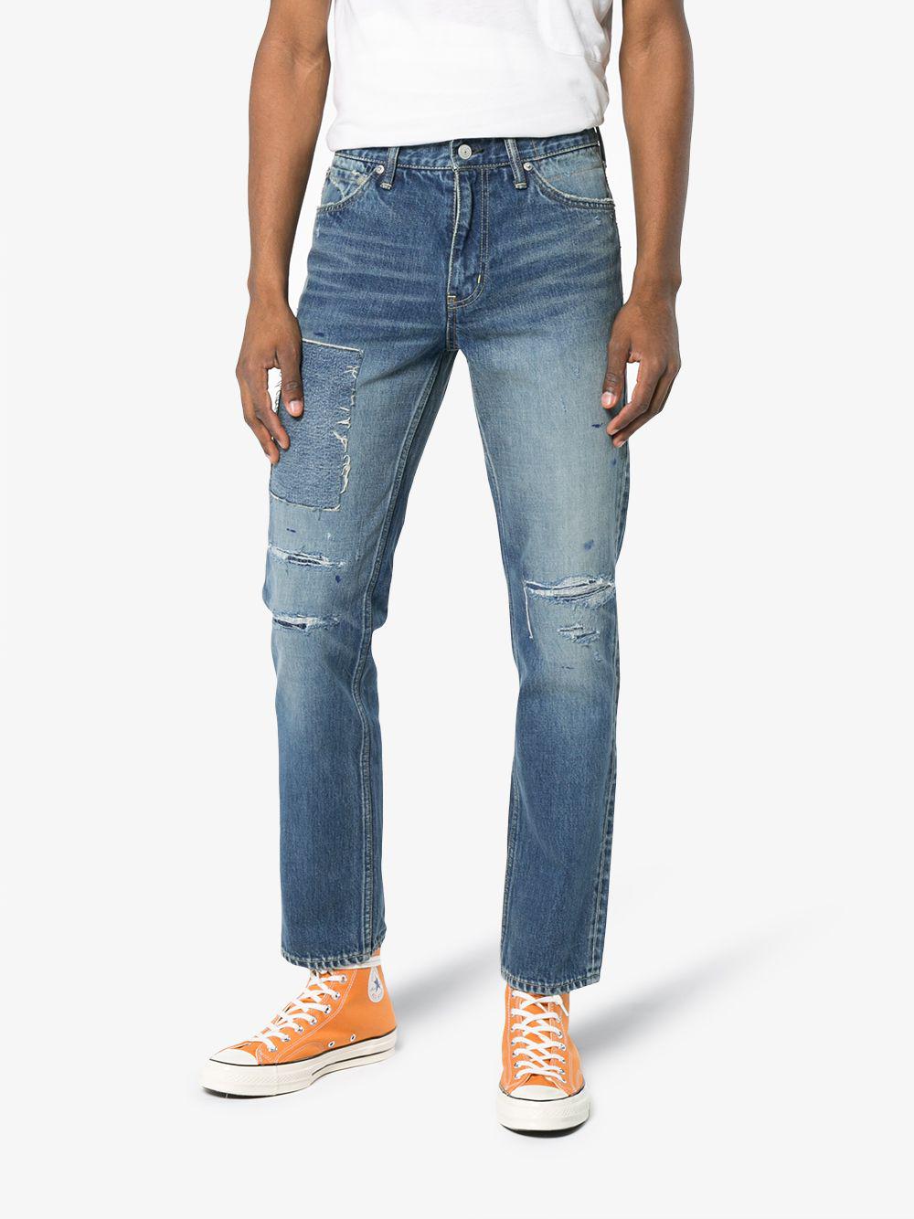 Visvim Social Sculpture 03 Damaged 14 Jeans in Blue for Men | Lyst