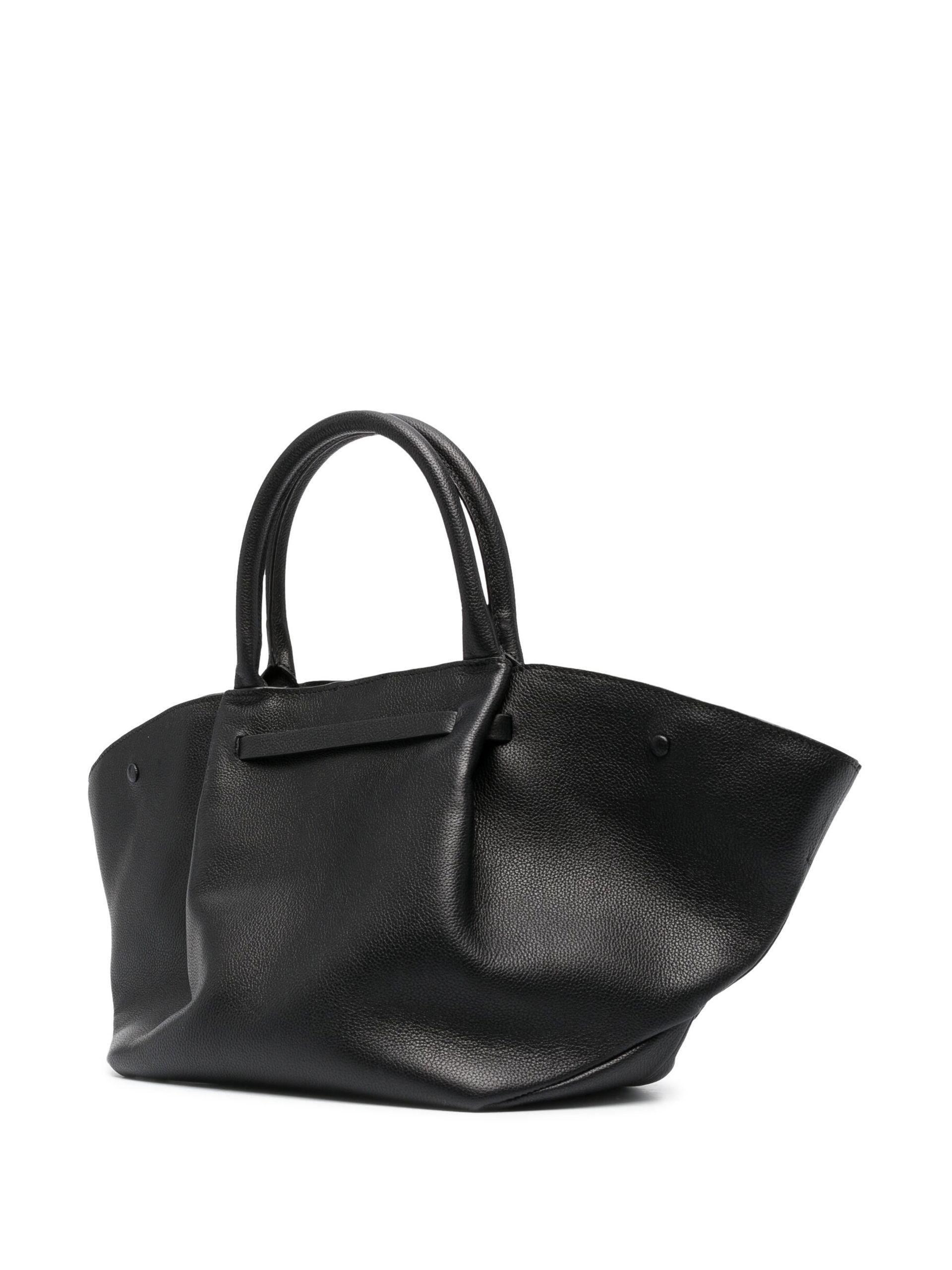 Demellier Leather New York Tote Bag - Black - One Size