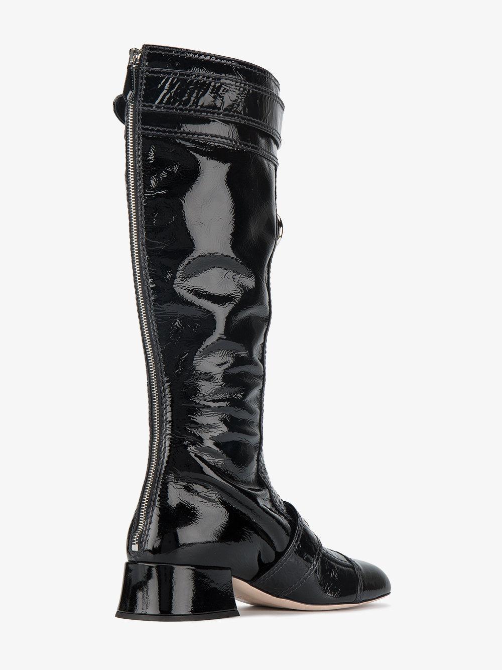 miu miu high boots