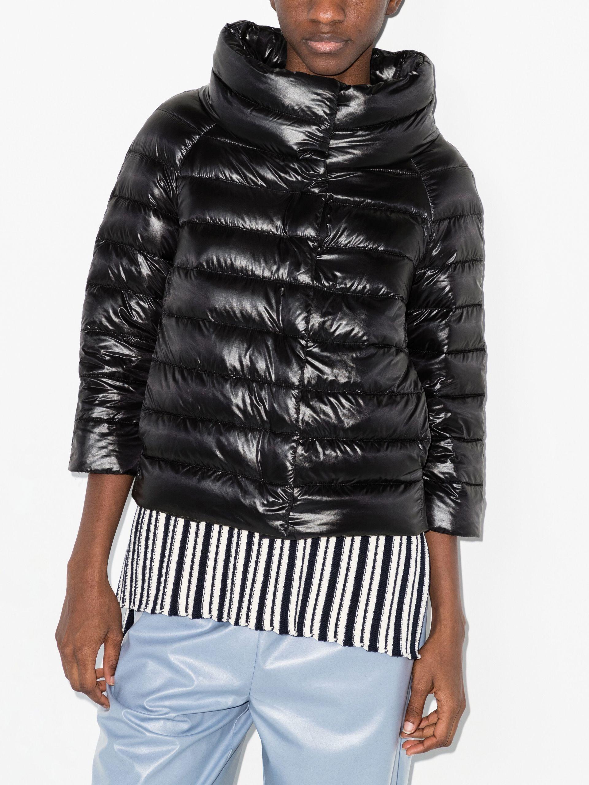 Herno Black Sofia Ultralight Puffer 