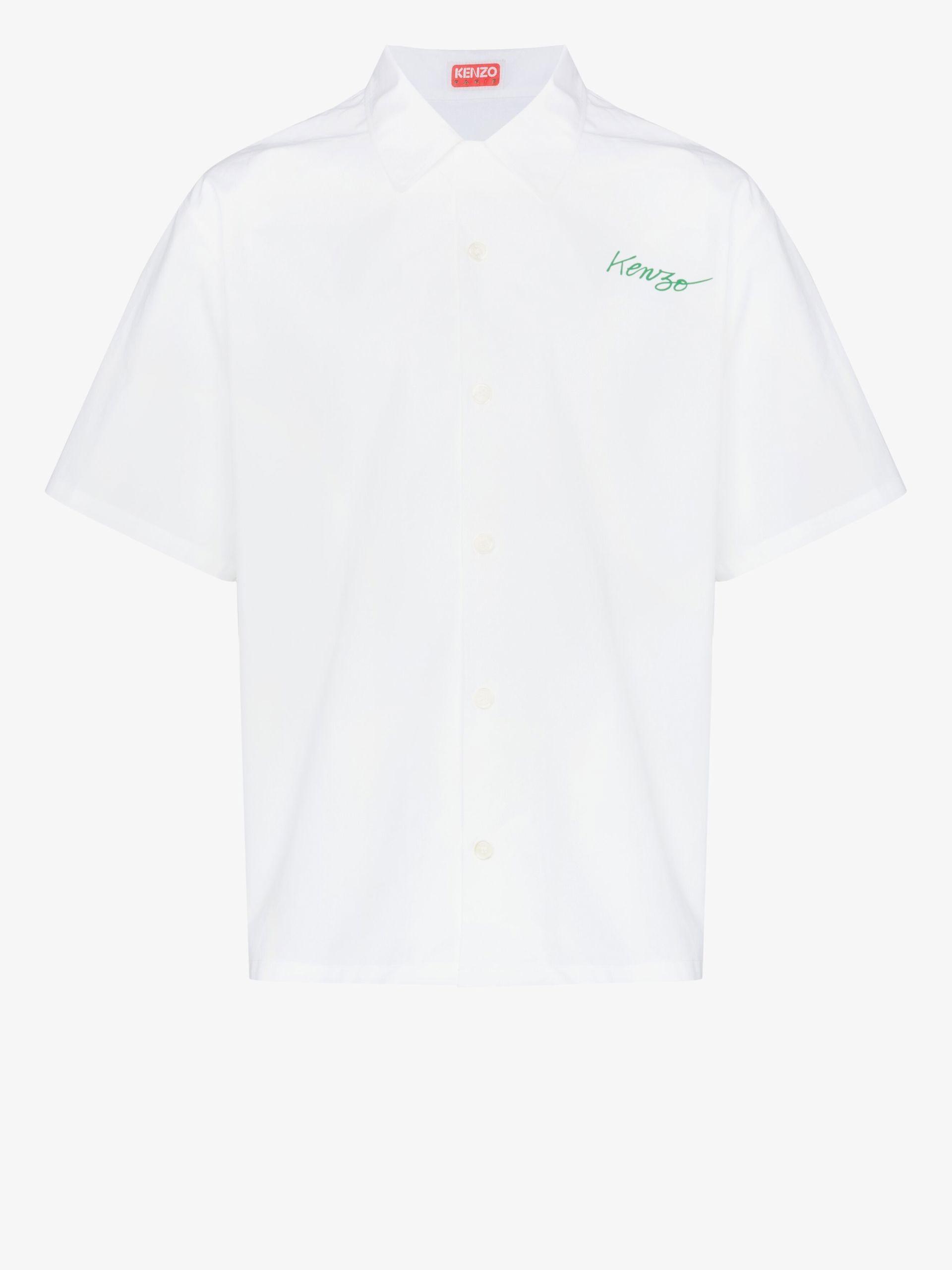 Kenzo Poppy Logo T-Shirt Sage Green . Men . M