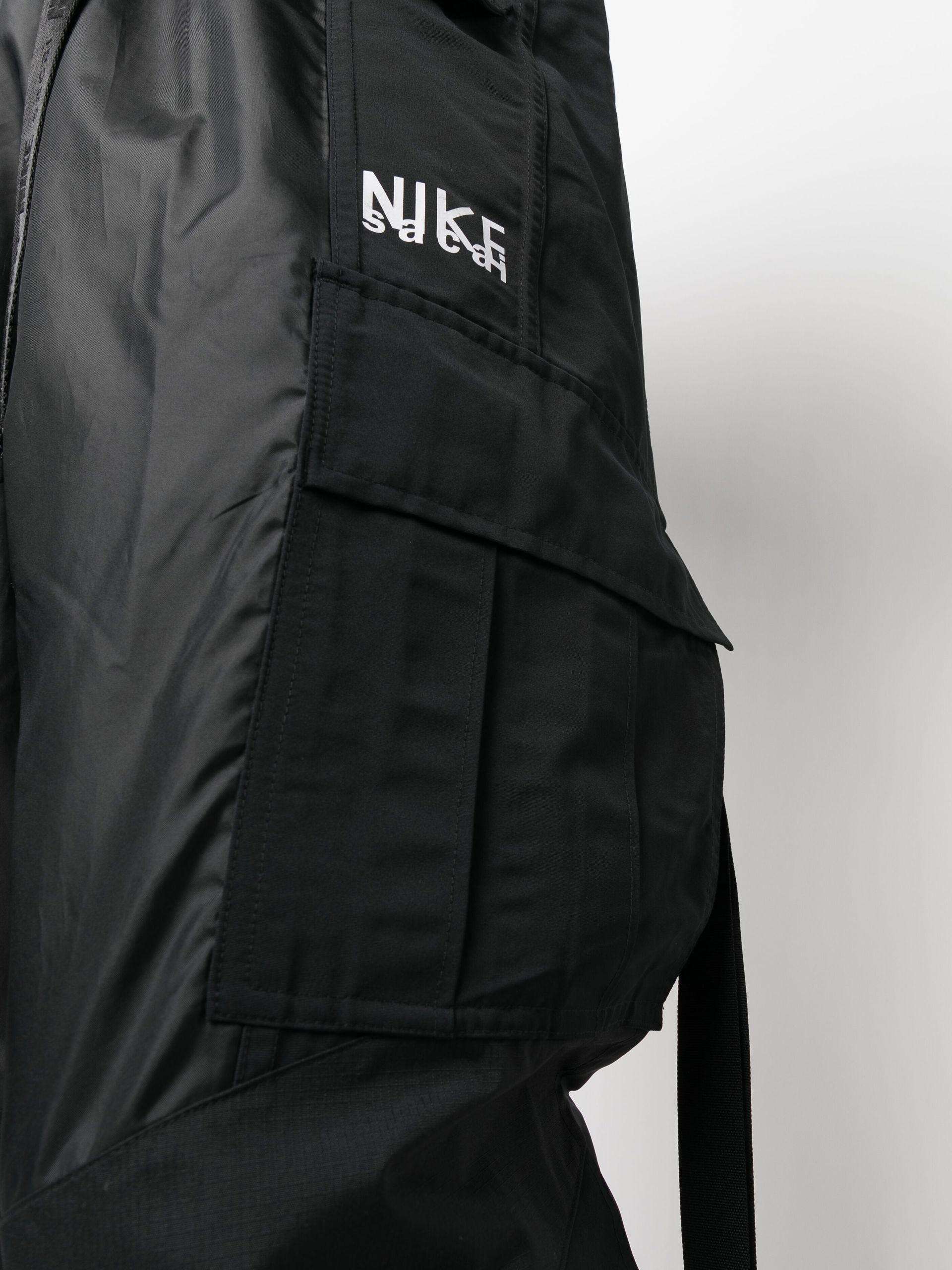 Nike X Sacai Nrg Track Trousers in Black for Men | Lyst