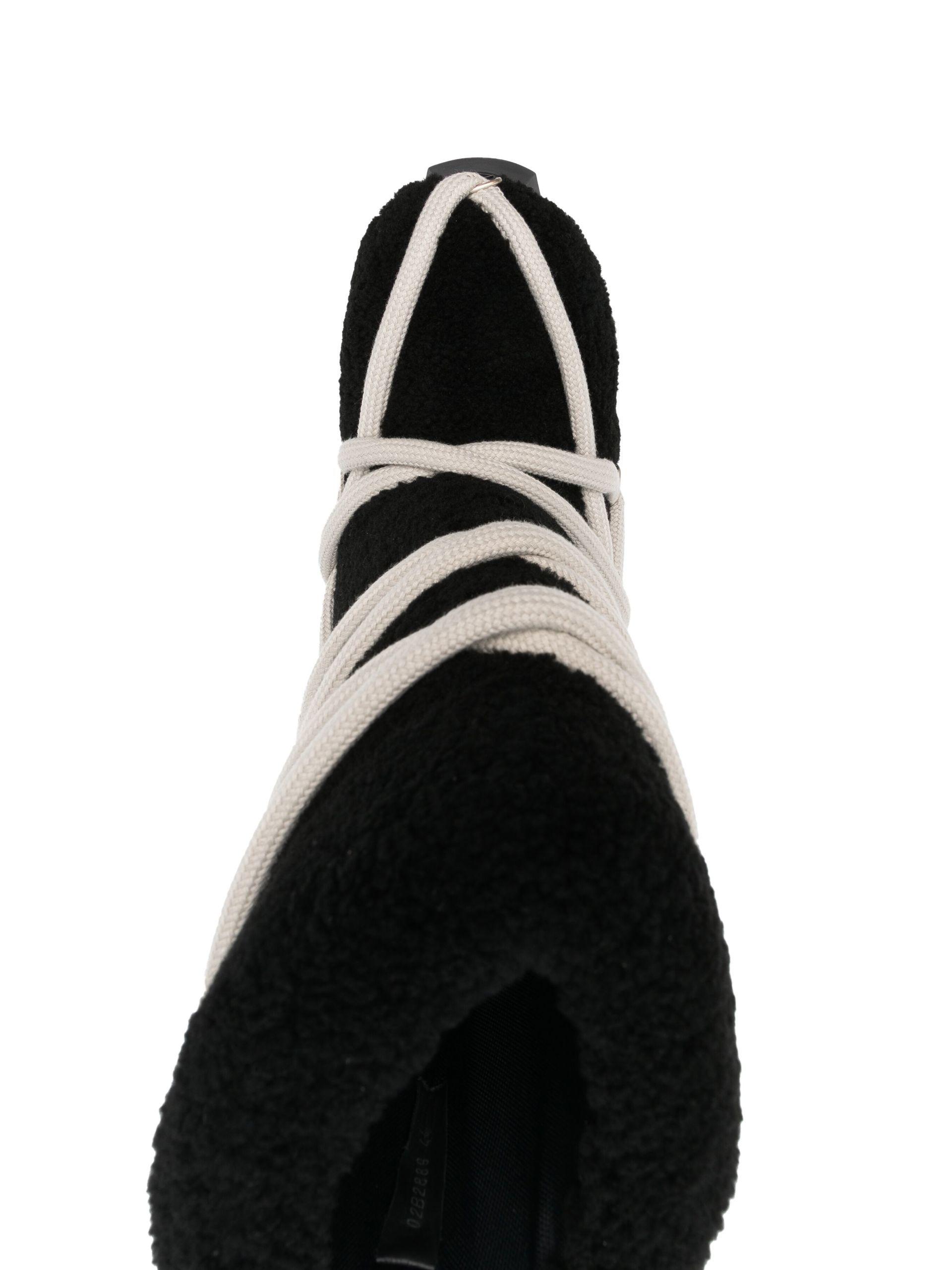 Rick Owens Lunar Tractor Shearling Boots in Black for Men | Lyst Rick Owens Lunar Tractor Shearling Boots in Black for Men | Lyst