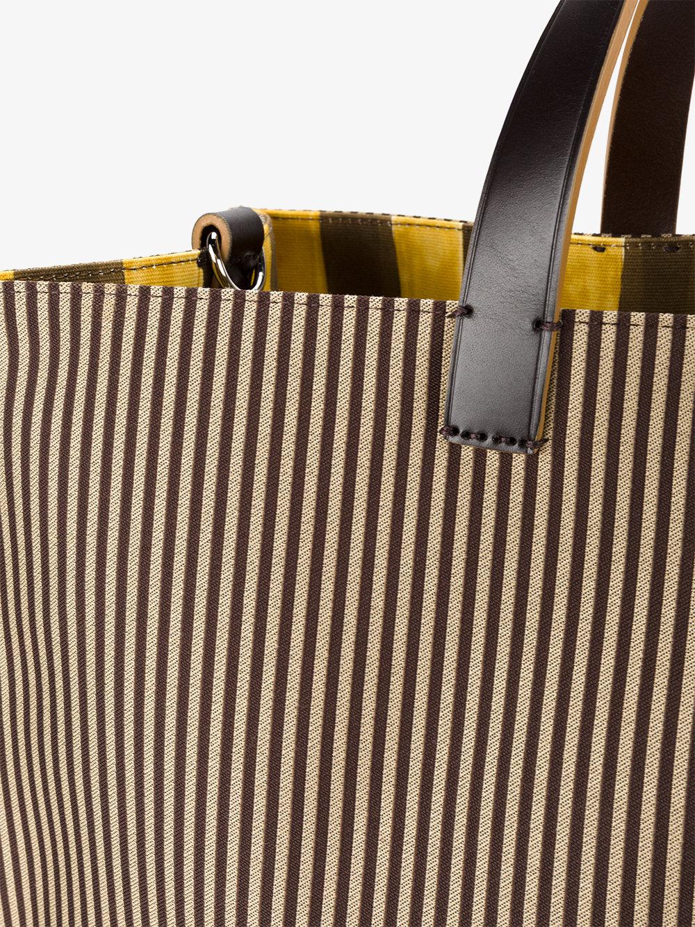 Fendi Cotton Large Logo Tote Bag in Brown for Men - Lyst