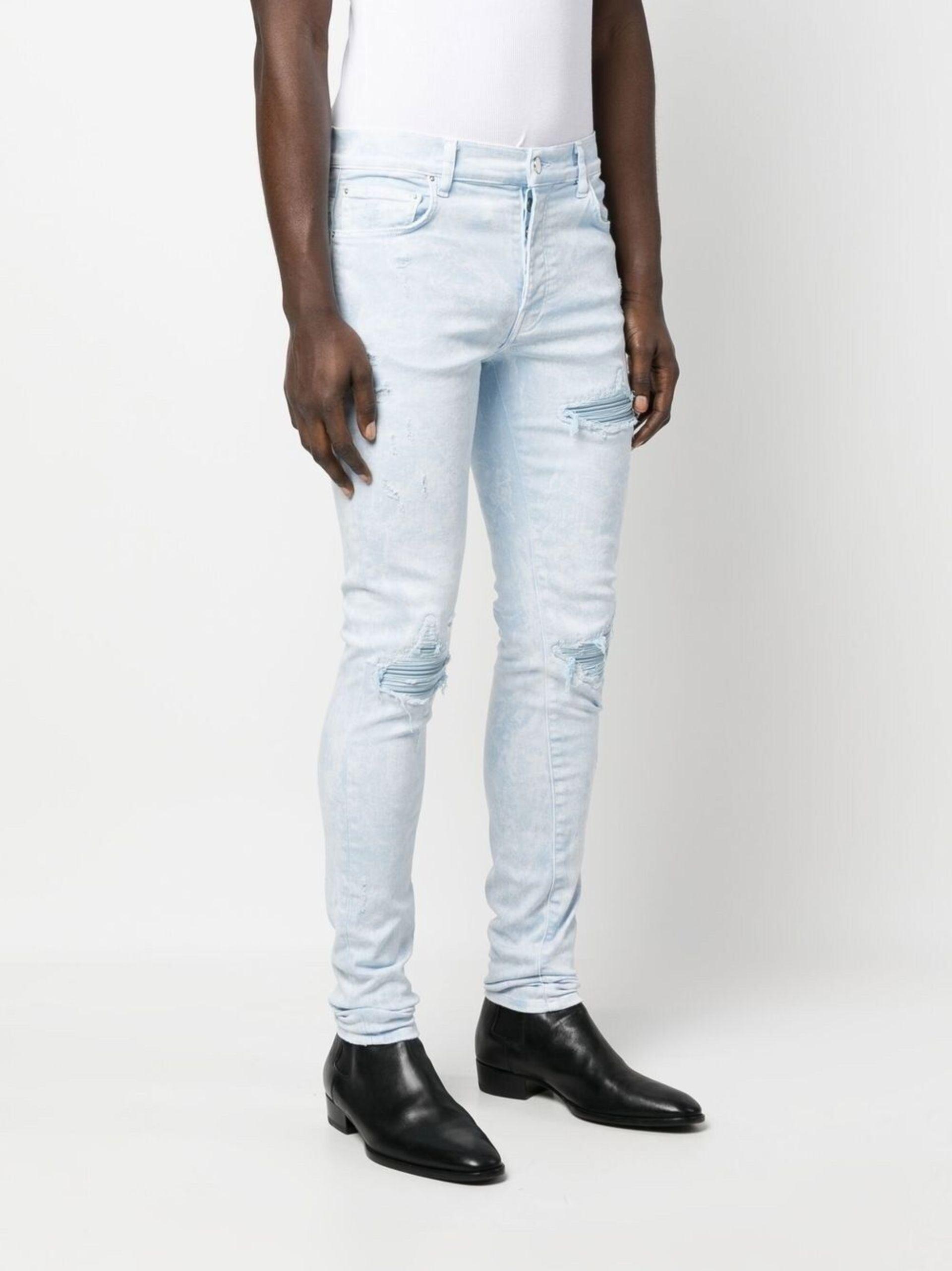 Amiri Mx1 Mineral-wash Skinny Jeans in Blue for Men | Lyst