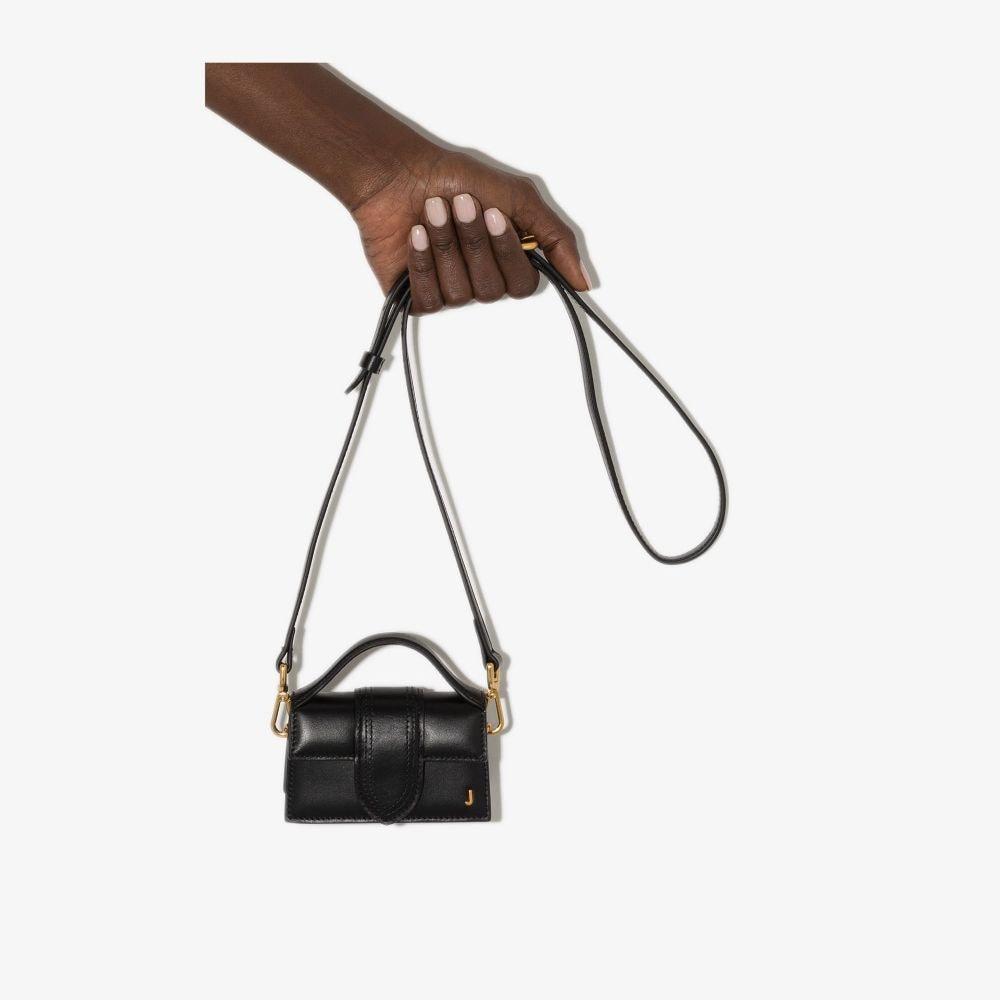 Jacquemus Le Petit Bambino Leather Mini Bag in Black - Lyst
