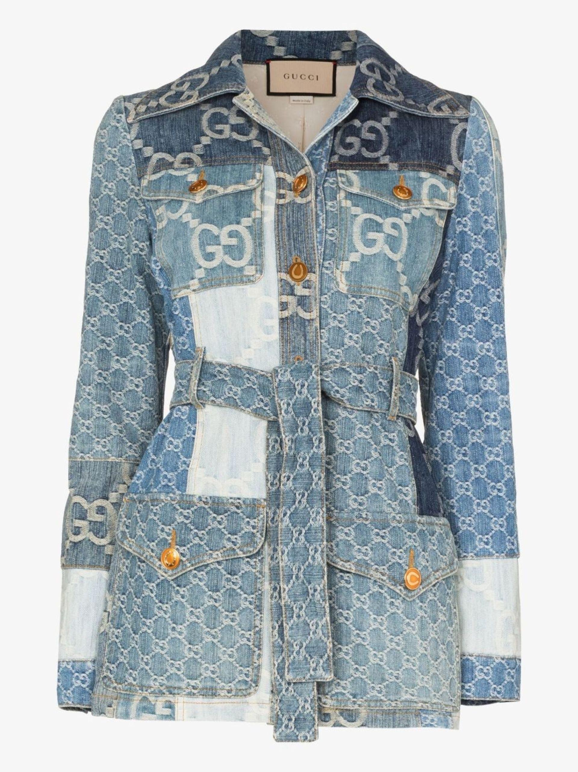 Gucci Blue Jumbo GG Jeans