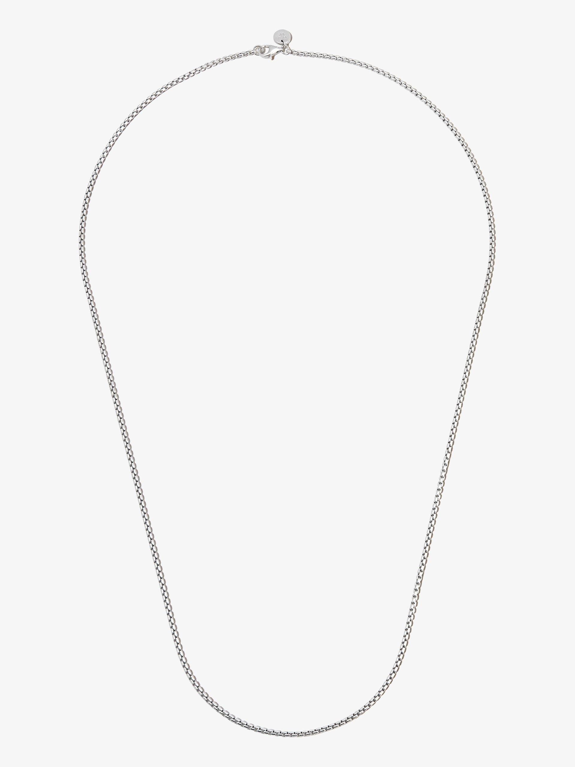 Mens Jewellery Necklaces for Men Tom Wood Venetian Chain Necklace in Silver Metallic 