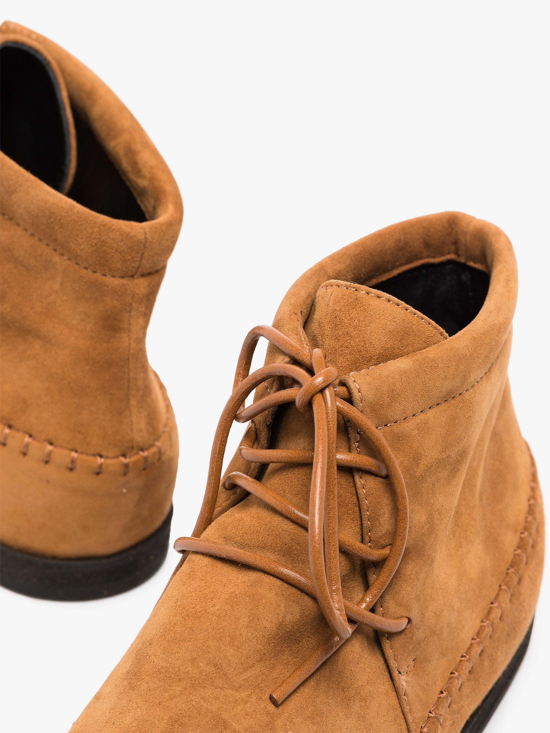 Suede moccasin ankle boots hot sale