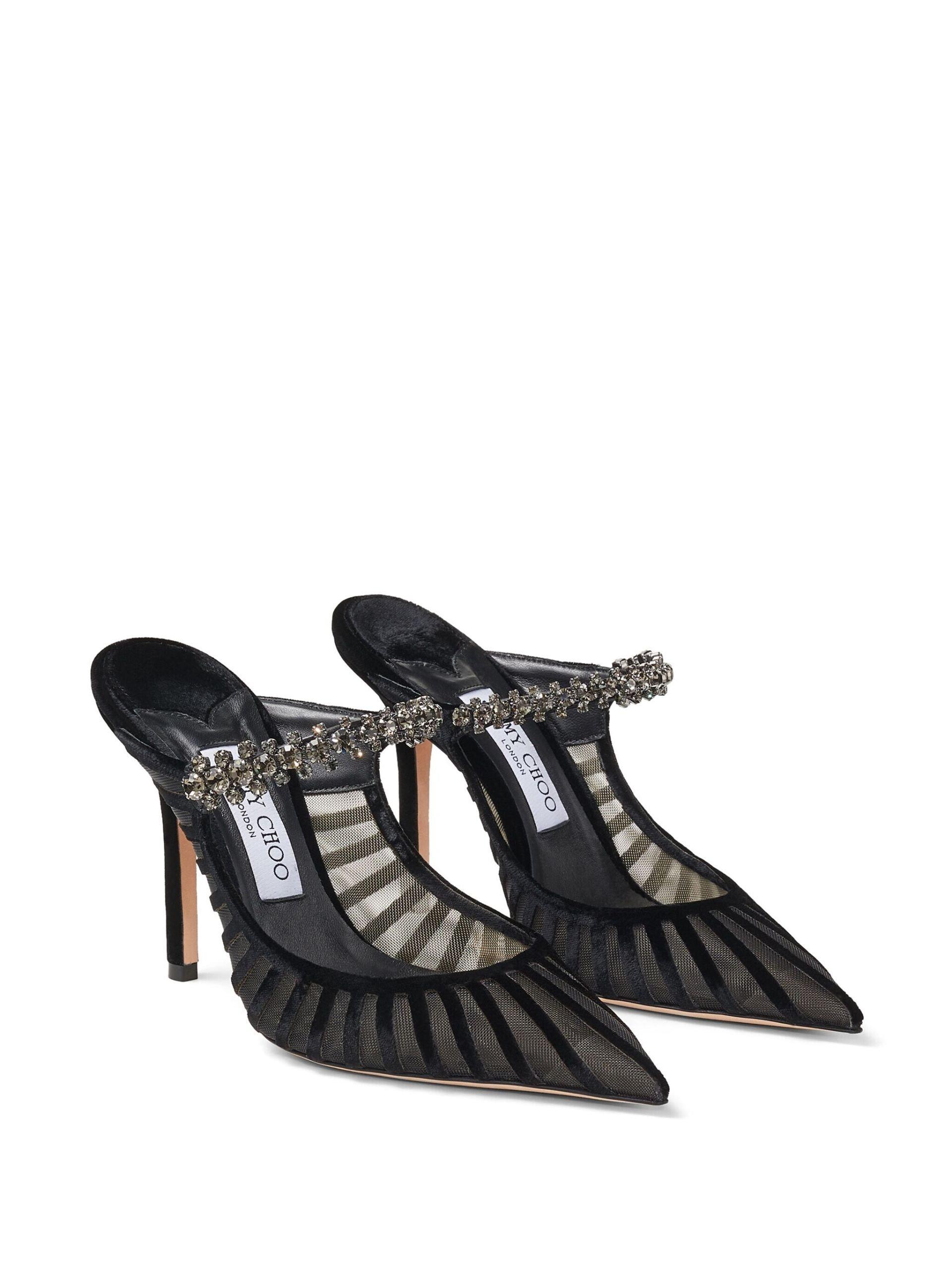 サンダル・ミュール Bing 100 Pump jimmy-choo-black-Bing-100-
