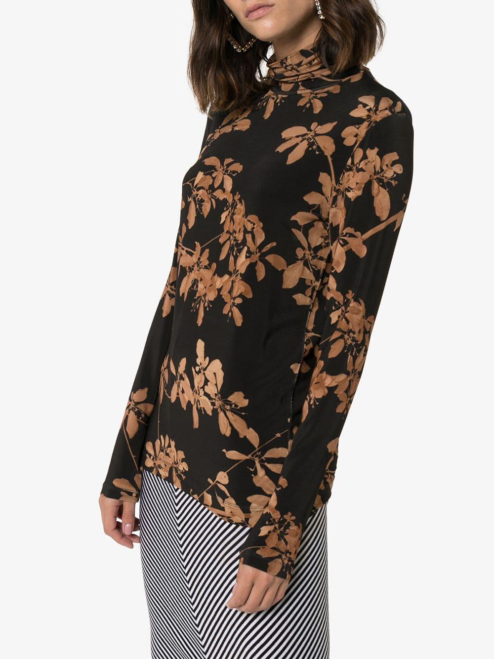 dries van noten floral top