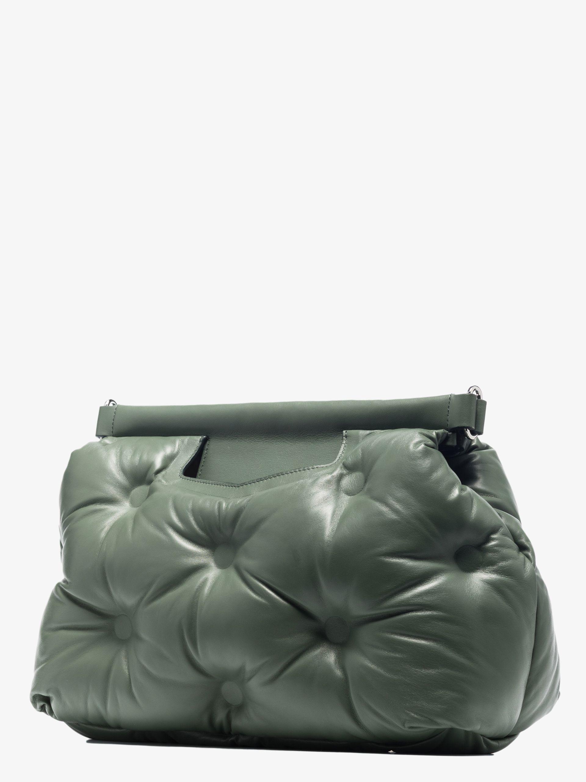 Maison Margiela Green Glam Slam Medium Leather Shoulder Bag | Lyst