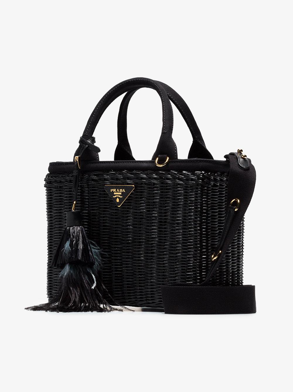 prada woven bag